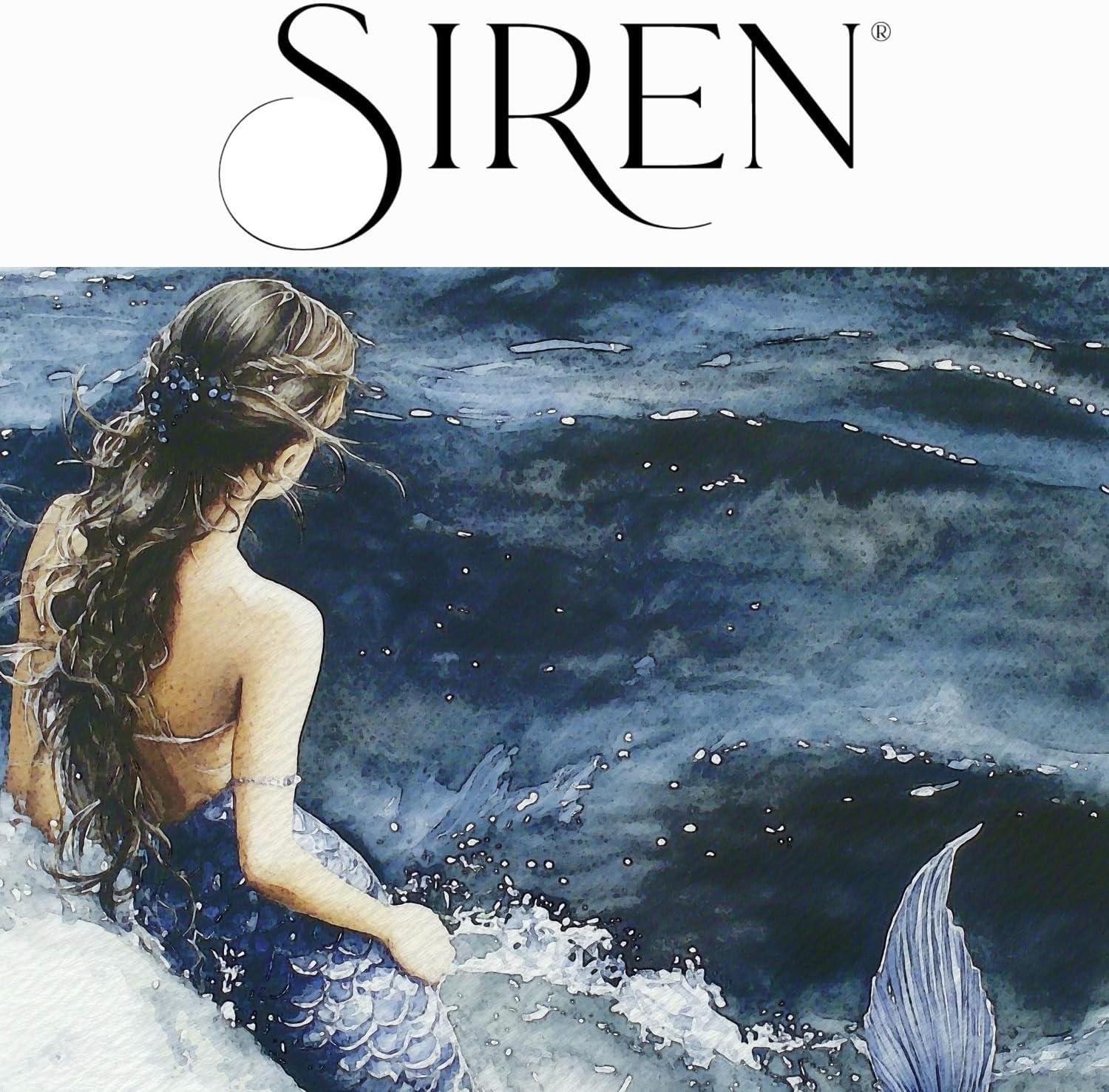 Willow Wolfe Siren Artist Watercolor Brush Set, Premium Blended Synthetic Black Squirrel Hair, Specialty Set of 4 Brushes (1100SET3)
