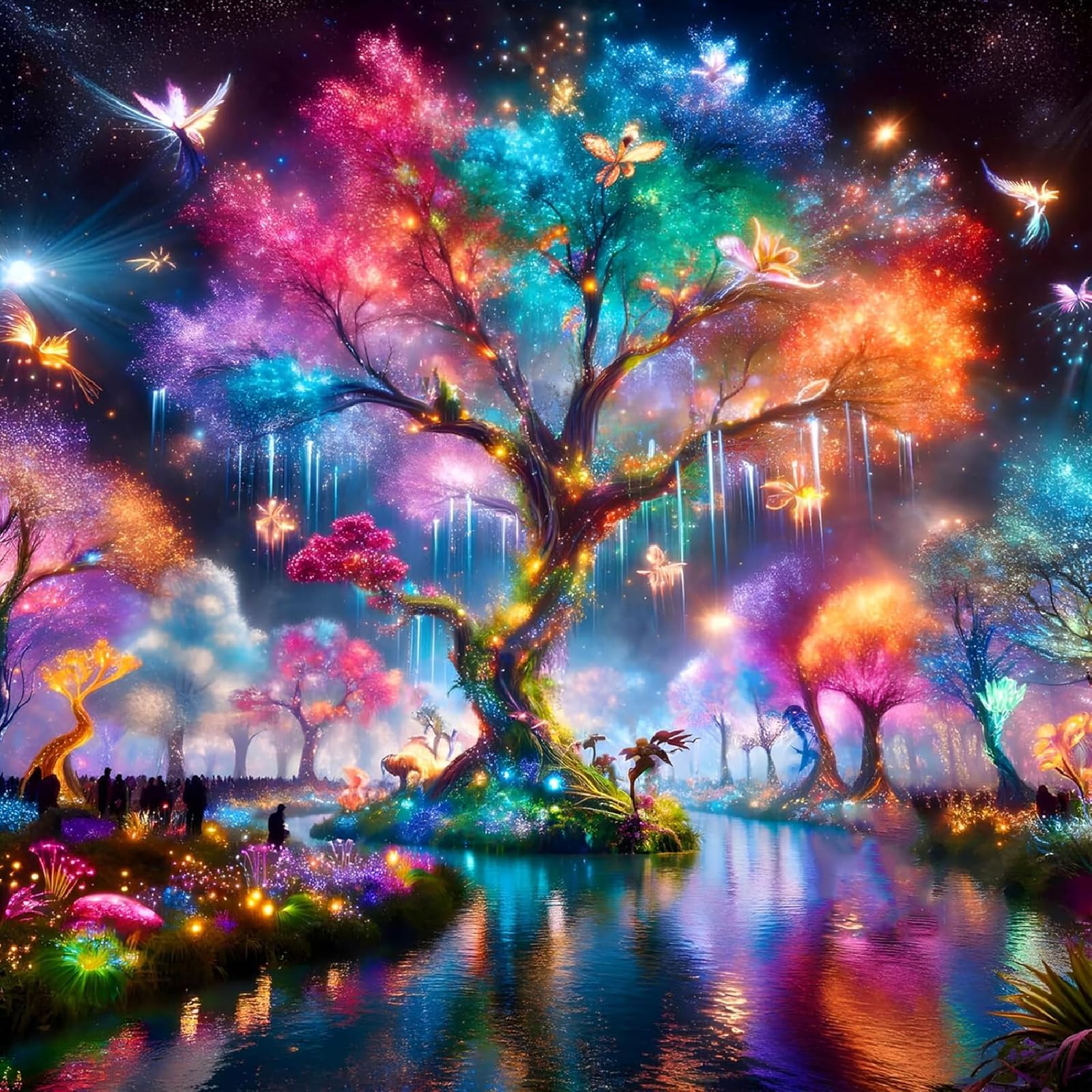 Kit Broderie Diamant 132 Pièces - Boîte De Rangement Avec Outils Pour Peinture Aux Diamants Adultes/Enfants Kit Diamond Painting