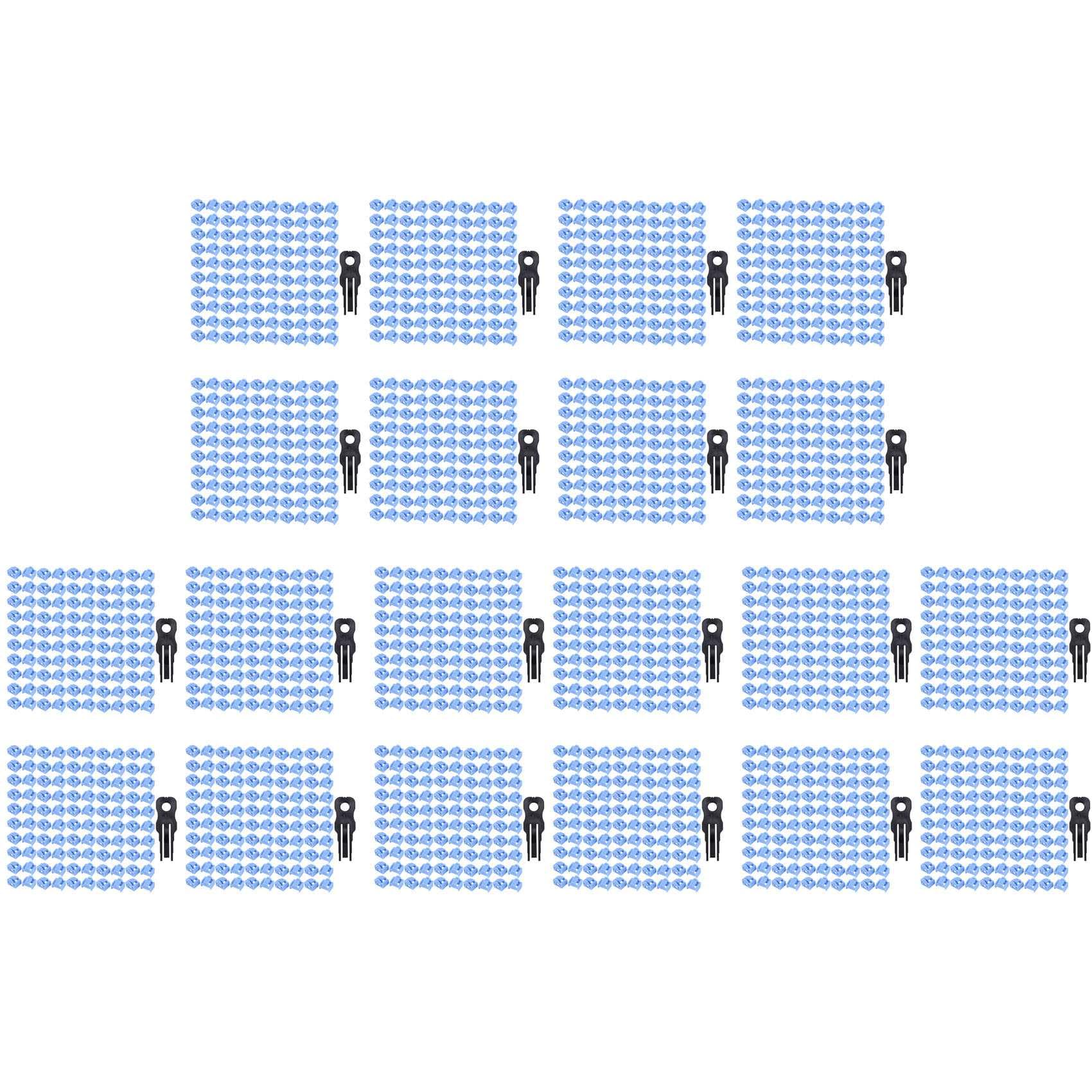 2000-Teiliger RJ45-Anschluss Ethernet-LAN-Hub Staubschutzkappe Blockierschutz mit ProprietäRem Schloss und SchlüSsel