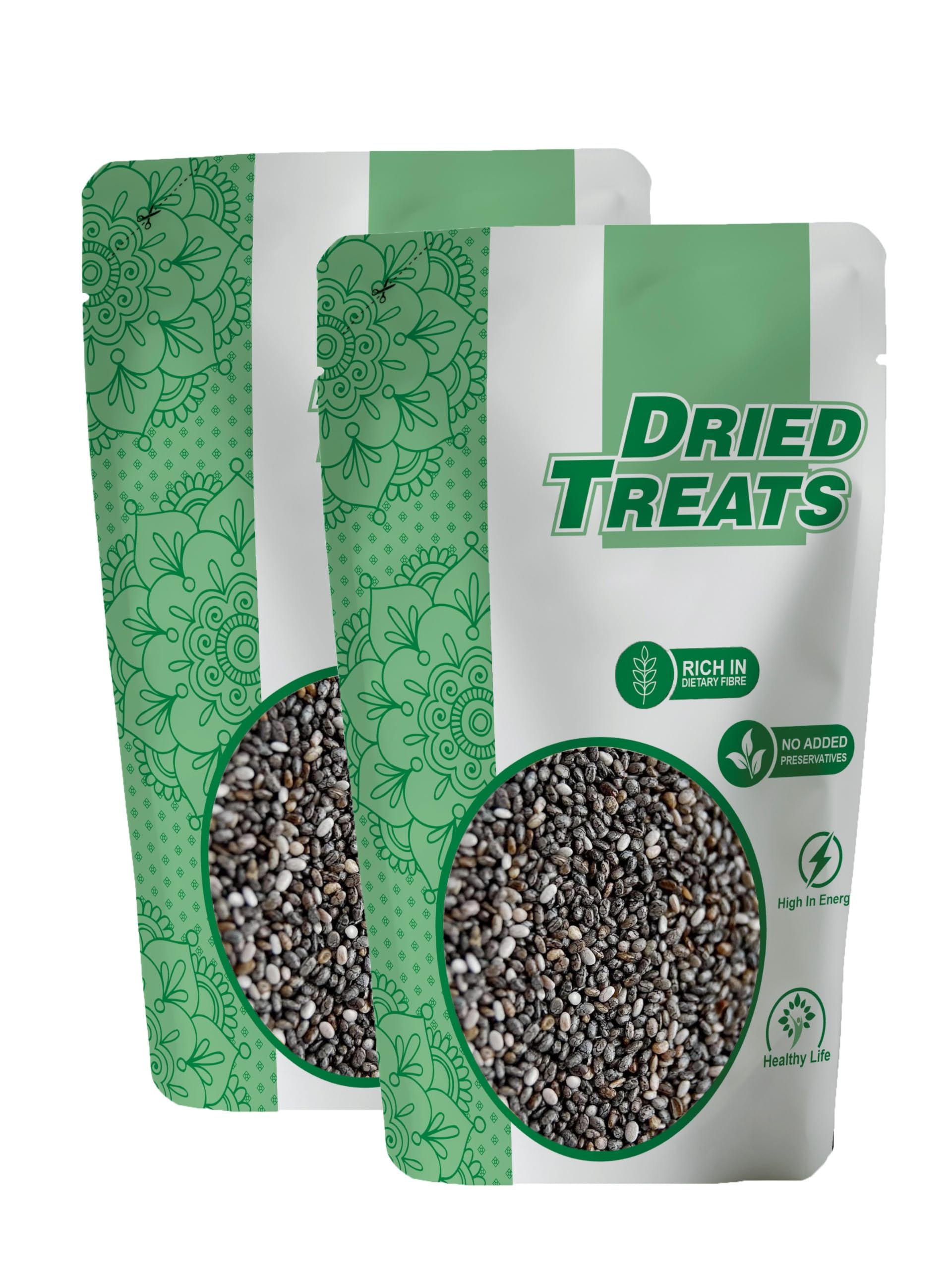Dried Treats Dried Fruits Nuts And Seeds (Chia Seeds, 400g (2x200g)) (B0CMZPKP2F) Amazon Price History, Amazon Price Tracker