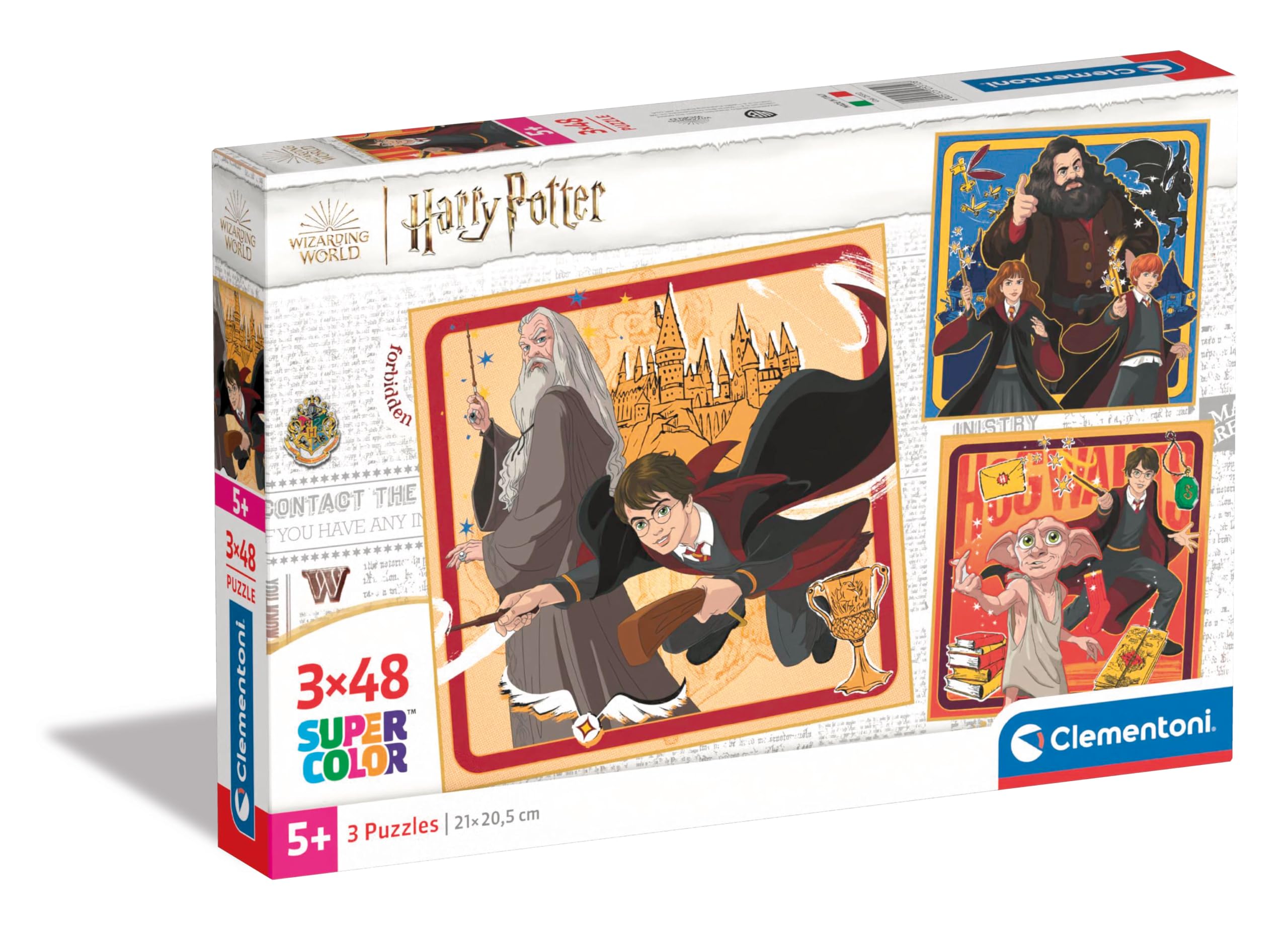 Clementoni 3x48 Super Kolor Harry Potter [PUZZLE]
