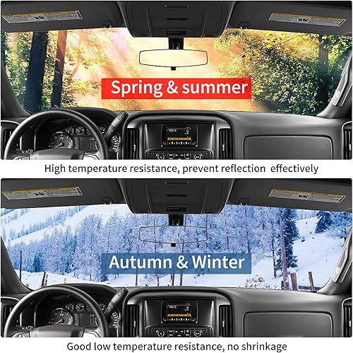 Miniatura 2 de BDFHYK - Cubierta de salpicadero de poliuretano compatible con Chevy Tahoe Suburban 2007 - 2014, GMC Yukon Sierra y Chevy Avalanche Silverado 1500