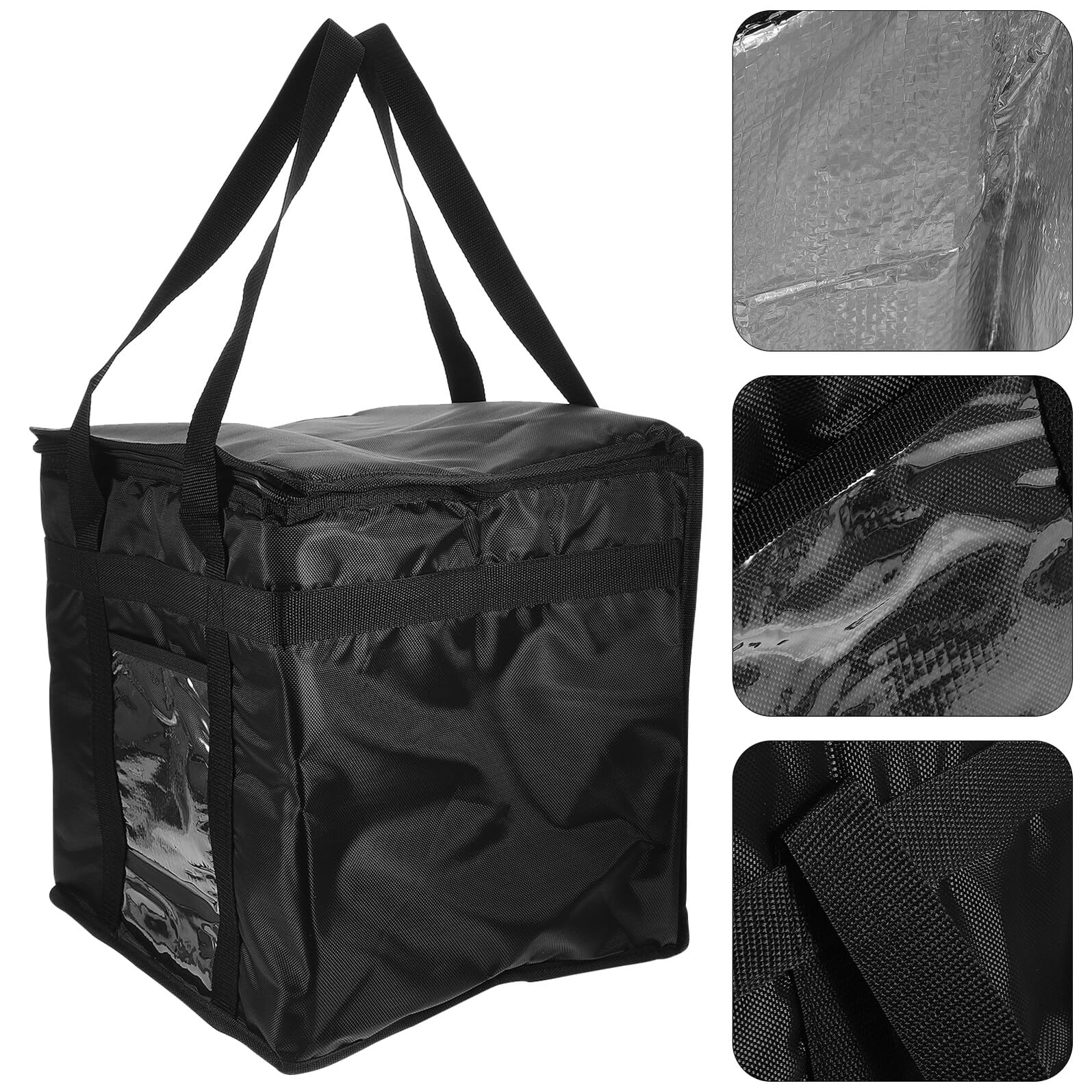 Bolsa de Aislamiento Térmico para Comida de 34.8l Gran Capacidad y Material Oxford para Mantener Alimentos Calientes en Entregas y Picnics