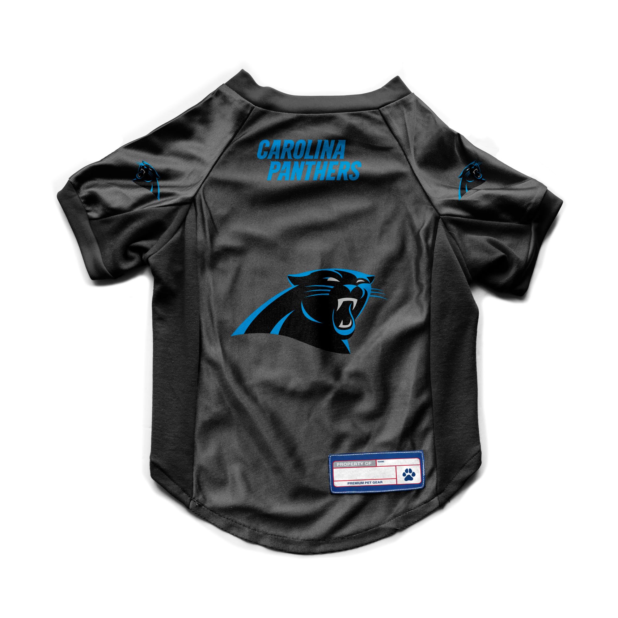 Littlearth Carolina Panthers NFL Stretch Pet Jerseys Carolina Panthers Medium — image 1
