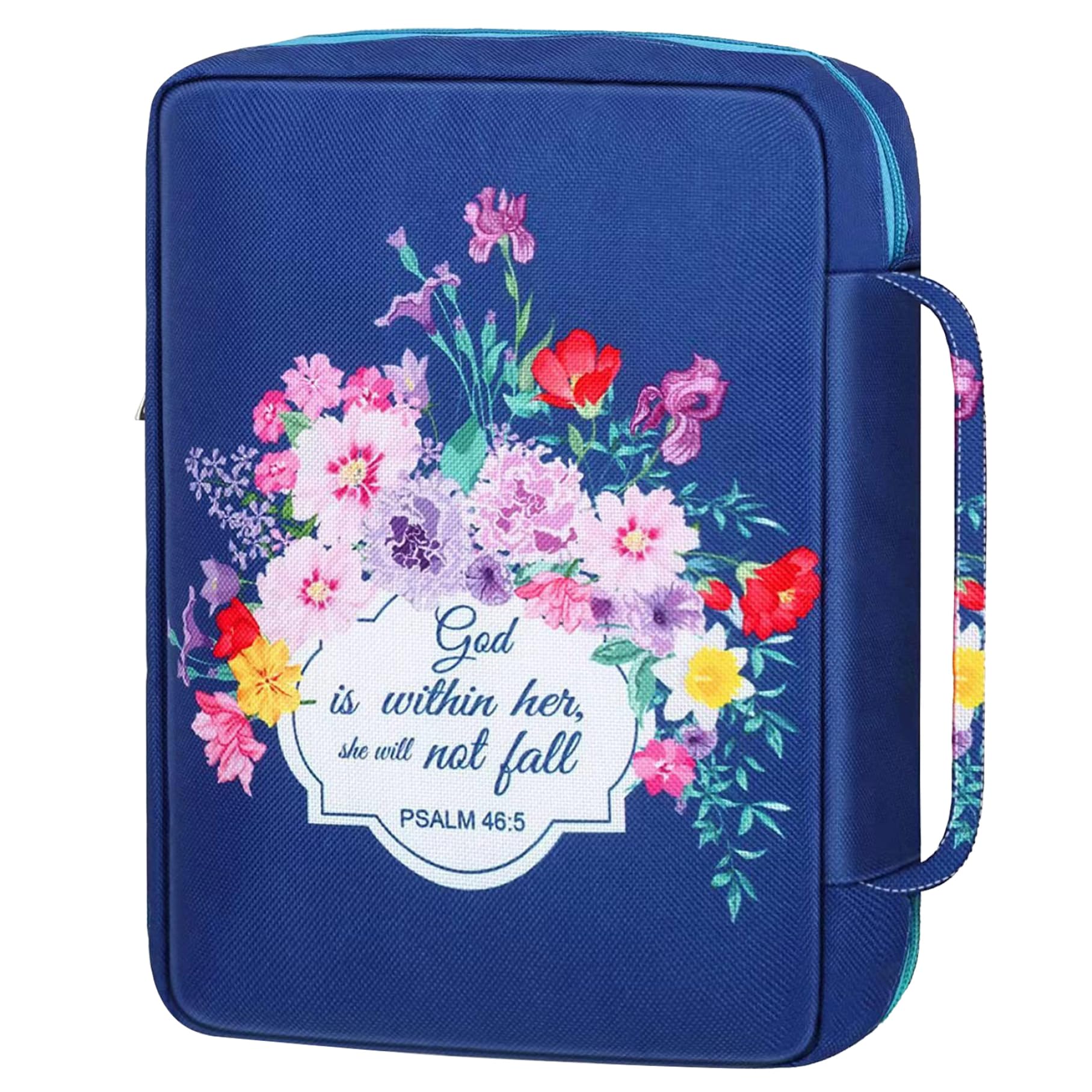 Zivosely Bibelhülle Mit Griff – 25x20 Cm, Wasserdicht, Mit Stiftfächern Für Mittlere Bibeln