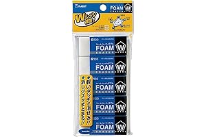 Sakura Crepas Foam Erasers | Double Side | Set of 5