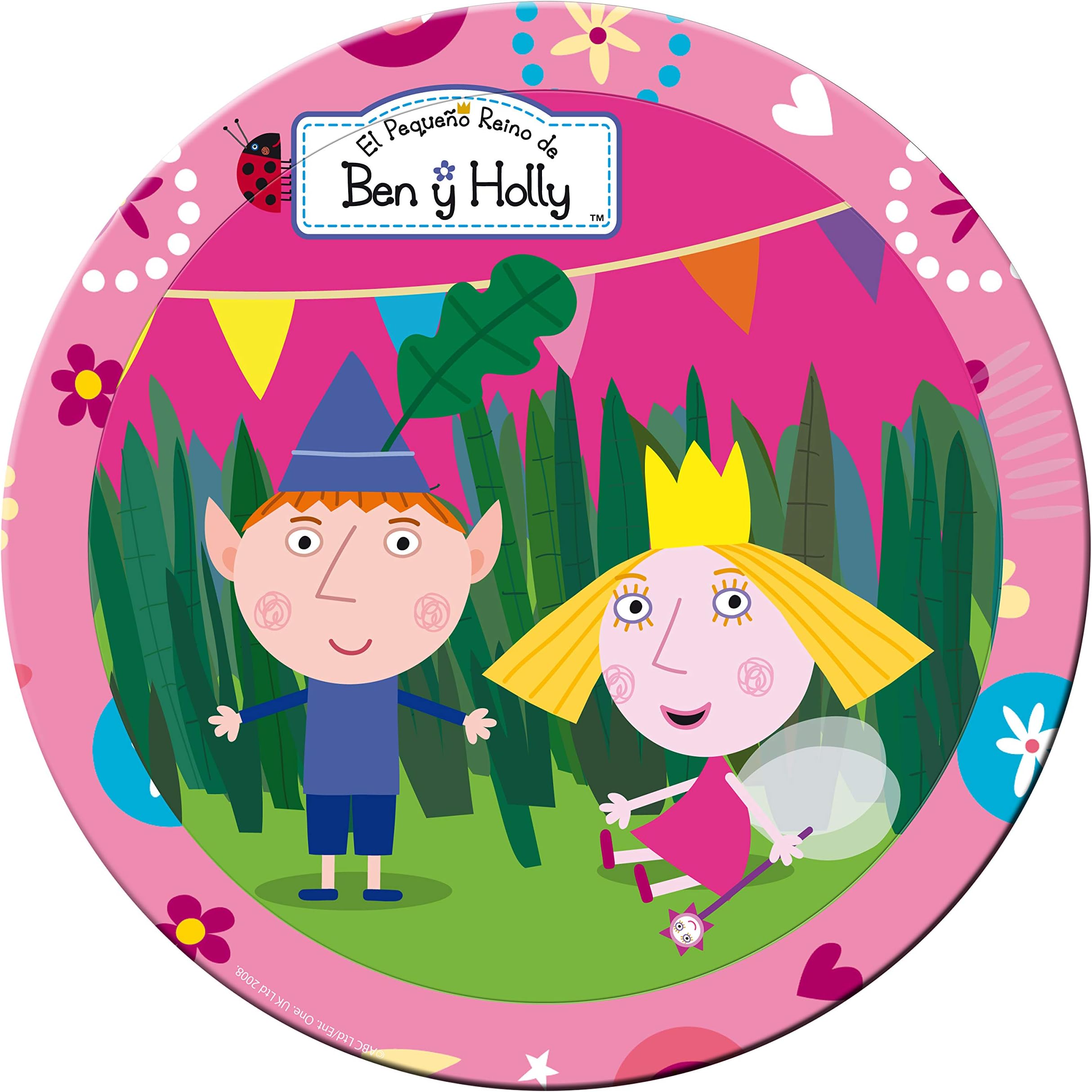 Fabricado Ben And Holly Party Plates 8 Pack