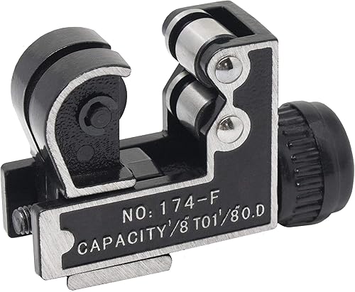Miniatura 1 de Cortador de tubos [1/8" - 1 1/8"] Herramienta de corte de tubos para tubos de cobre, tubos de acero inoxidable, metal, plástico, latón - Cortador de