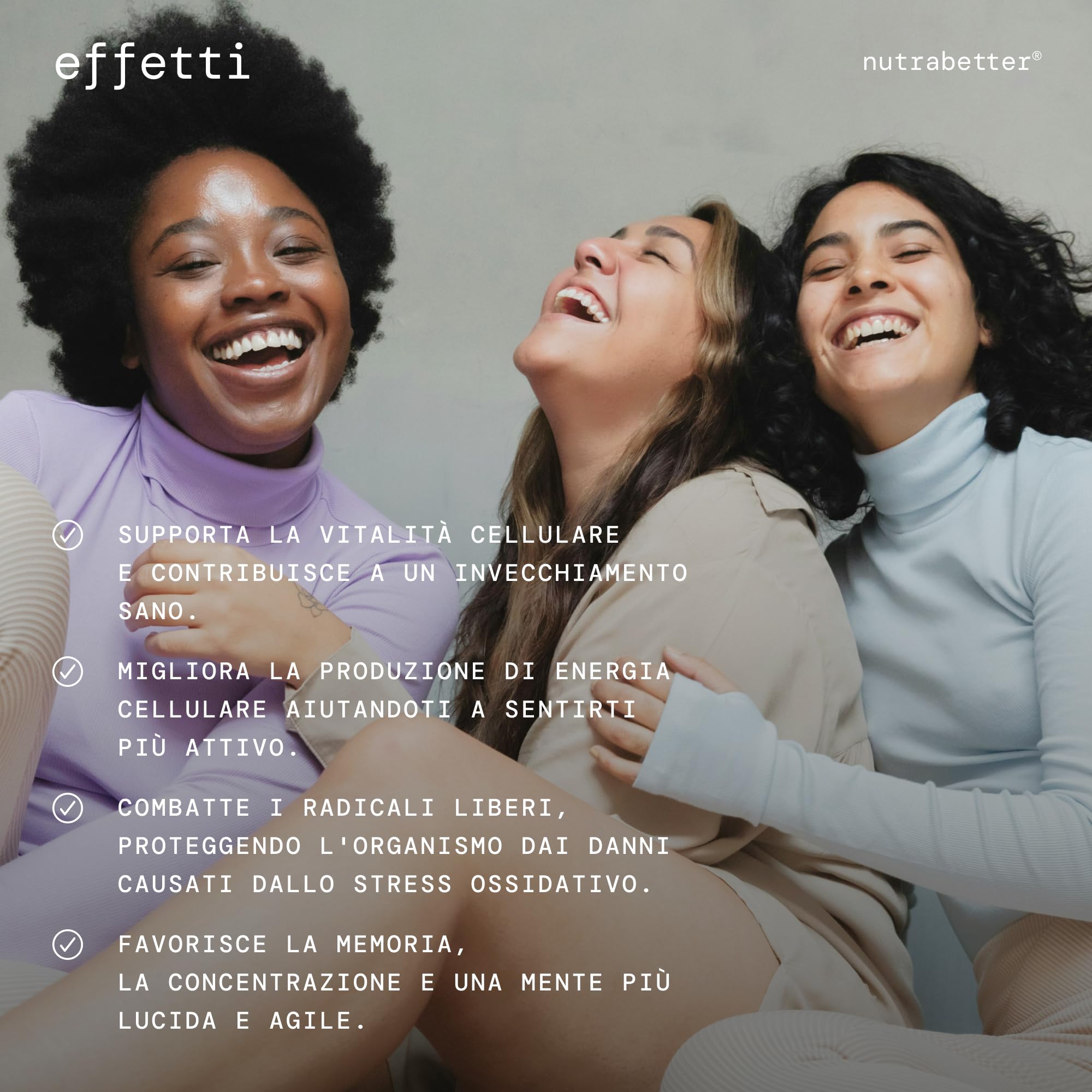 Trans Resveratrolo 1000 mg con NAD+ 50 mg | NAD Resveratrolo | Anti-invecchiamento, Vitalità Cellulare, Benessere Cognitivo, Attivatore delle Sirtuine | 60 Capsule Vegane | nutrabetter®