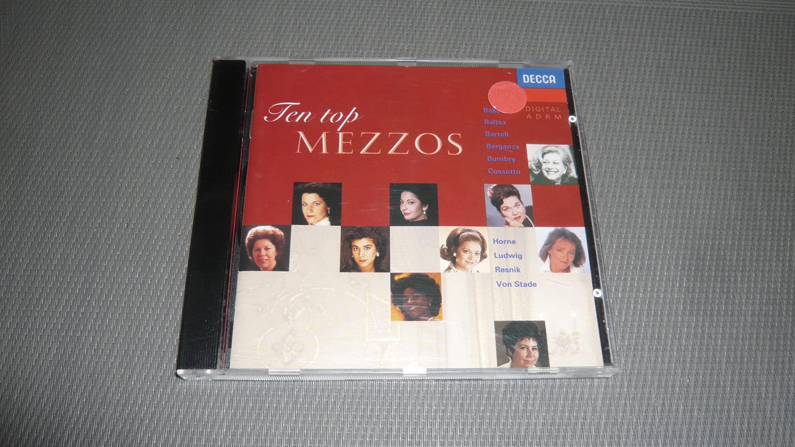 10 Top Mezzos [Audio CD] Bartoli; Von Stade; Baltsa and Horne