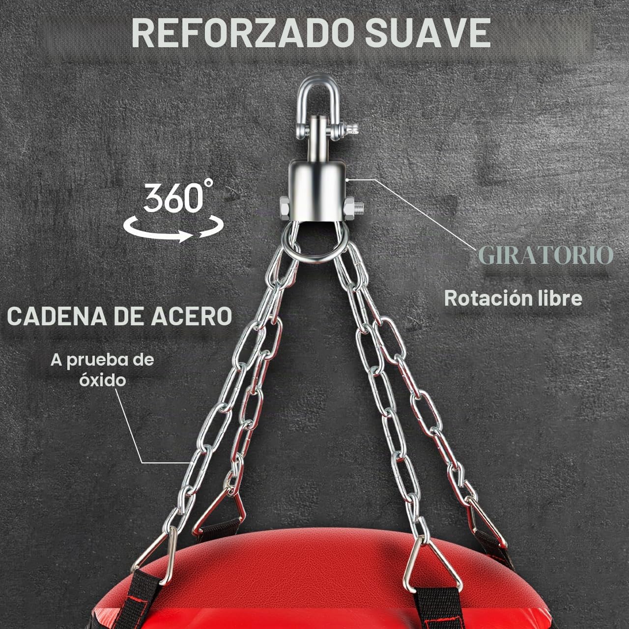 Saco de Boxeo para Adultos, Juego de Saco de Boxeo Pesado de Poliuretano de 4 pies con Guantes de 12 onzas para Artes Marciales Mixtas, Kickboxing, Boxeo, Karate, Gimnasio en casa (sin
