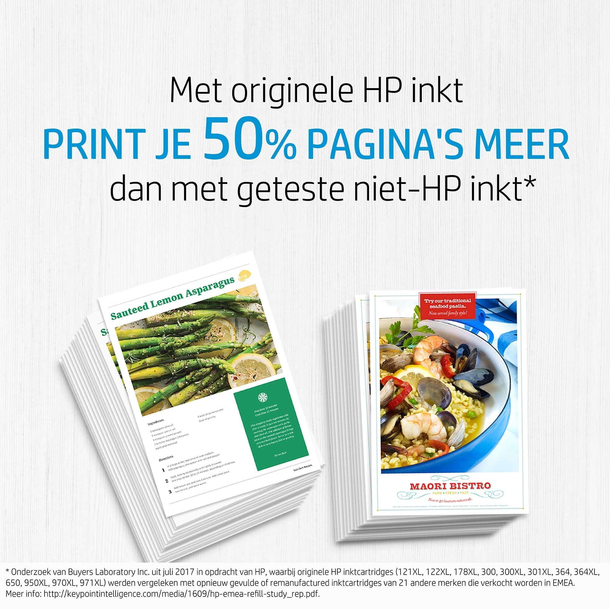 HP Multi Pack 932XL-933XL C2P42AE Confezione da 4 Cartucce Originali ad Alta Capacità, per Stampanti OfficeJet 6100, 6600, 6700, 7110, 7510, 7610 e 7612, Nero, Ciano, Giallo e Magenta
