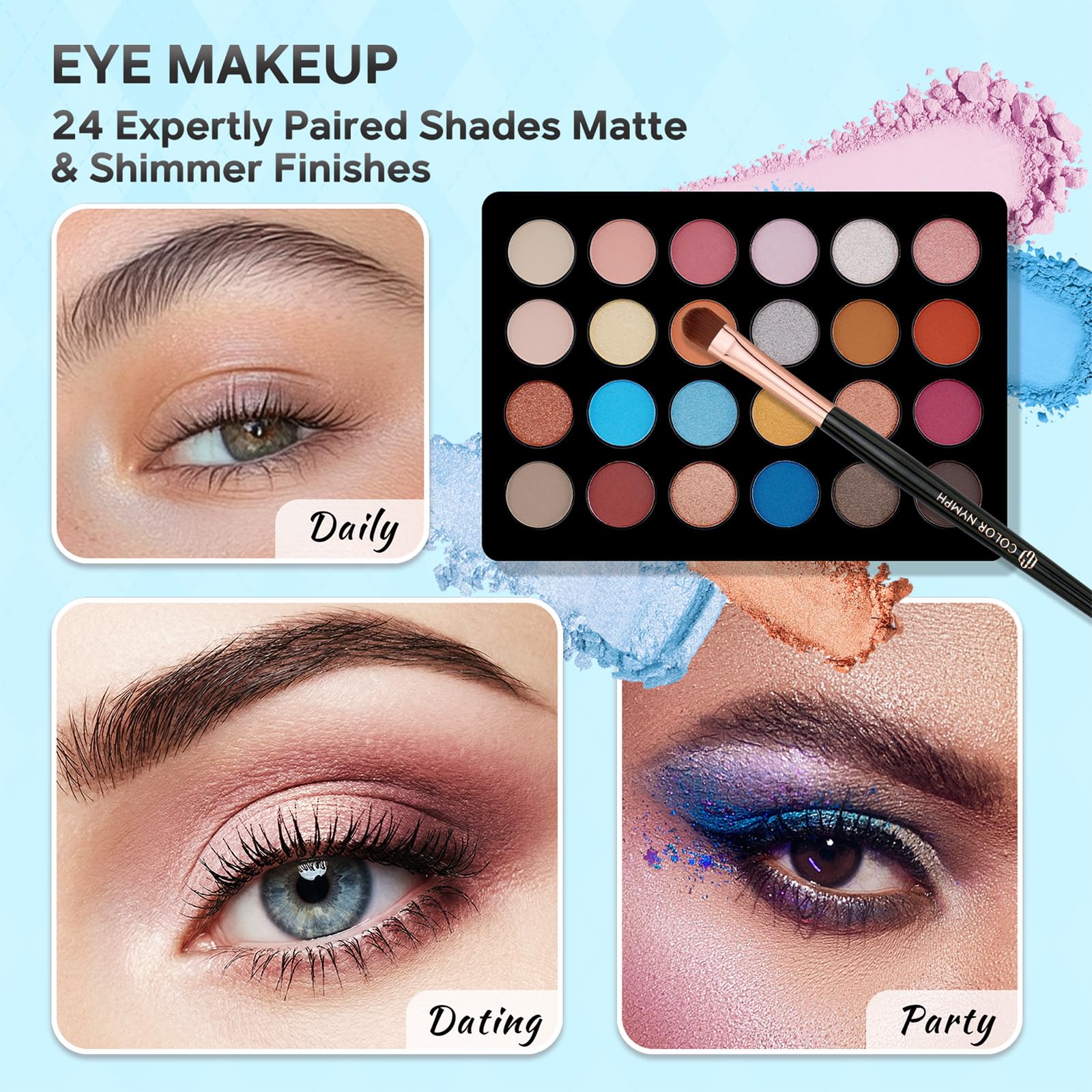 Amazon.com : Color Nymph Beginner Makeup Kit For Teens With The