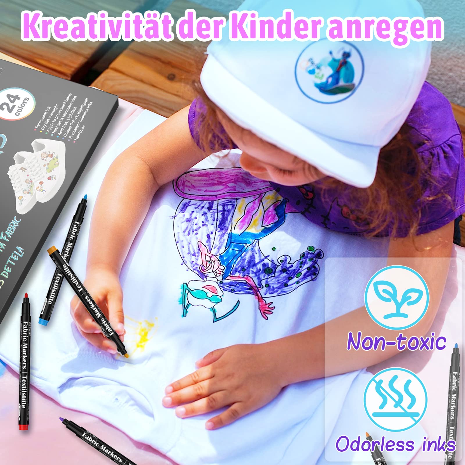 Pilot Laundry Tec Pennarello Per Tessuti - Confezione Da 12 Blu Permanente E Lavabile G 831620 - Foto 5