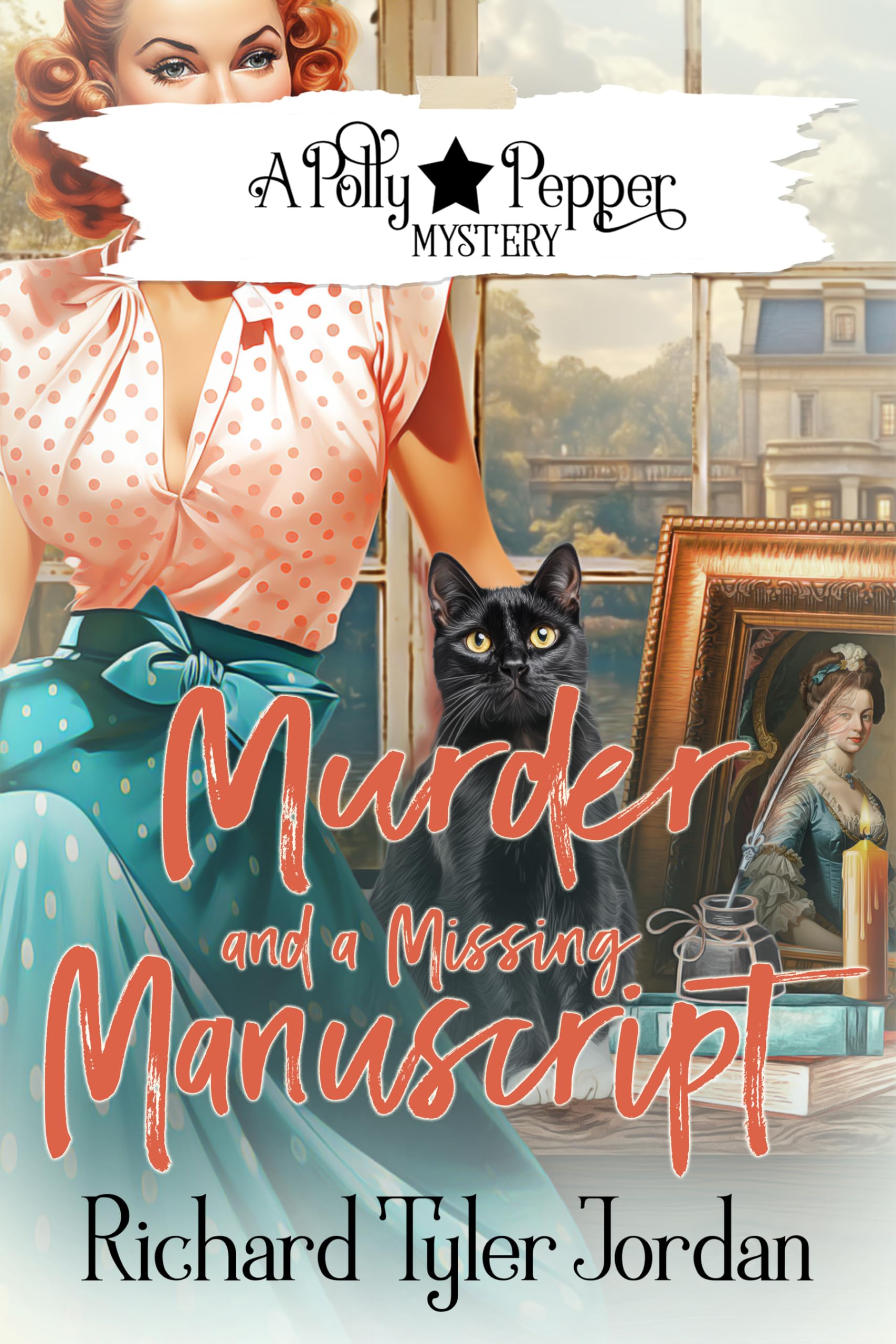 Murder and a Missing Manuscript (A Polly Pepper Mystery Book 1)