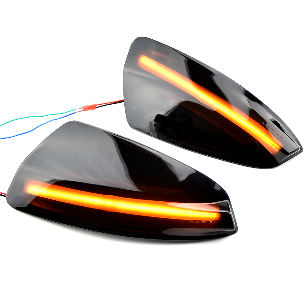 Dynamische LED knipperlichten deurspiegels Porsche Cayenne Smoke Dynamische LED knipperlichten deurspiegels Porsche Cayenne Smoke
