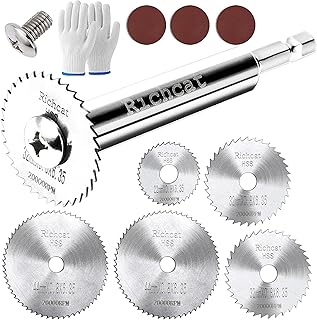 PVC Pipe Inside Cutter(5PCS Saw Blades),Inside Pipe Cutter,Internal Plastic Pipe Cutter,Plumbing Internal Plastic ABS Pipe Cutter Set,1/4" Hex Shank,High Speed Steel, for plastic/pvc/wood/soft metal