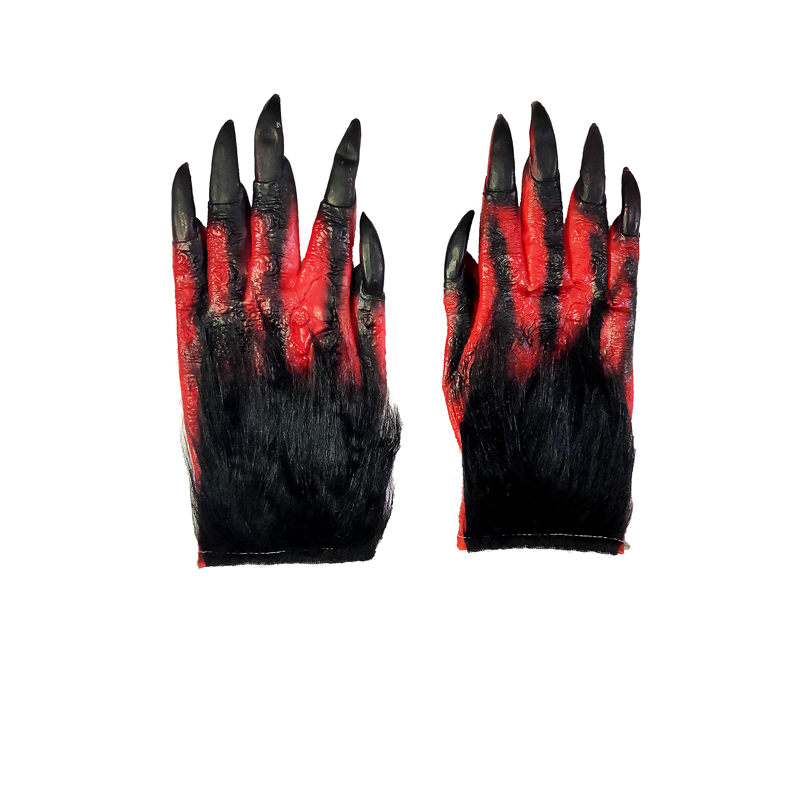 Chuz N Pick Fancy Halloween Horror Gloves Devil Hand Gloves Pair, Halloween Festival Scary Prank Hand Gloves,Multi-Coloured (Fabric and Rubber),Multicolour,M (B09F1D96TT) Amazon Price History, Amazon Price Tracker