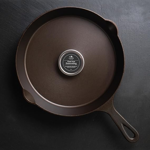 Lancaster Cast Iron Seasoning - Restore and Condition Cast Iron and Carbon Steel Cookware - Made in the USA