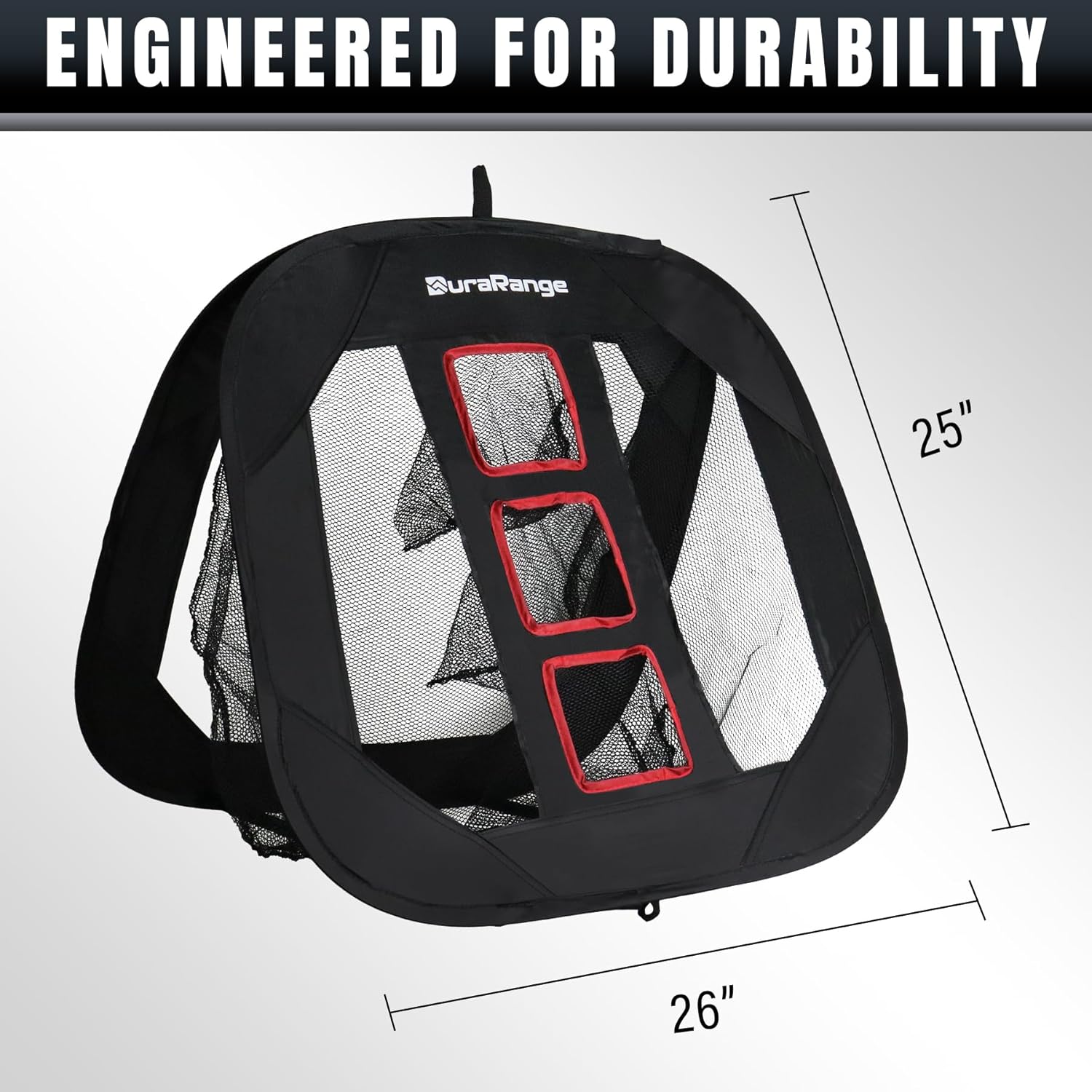 DURARANGE Pop-Up Golf Chipping Net - Ultimate Target Training Chip Aids for Precision & Distance, Outdoor | Indoor Practice, Golfer Gift