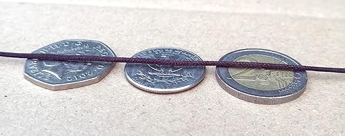 Miniatura 3 de Hilo trenzado de nailon de 0.069 pulgadas x 175 yardas para hacer joyas, cuentas de cuentas Shamballa, collares, pulseras, cuerda de elevación,