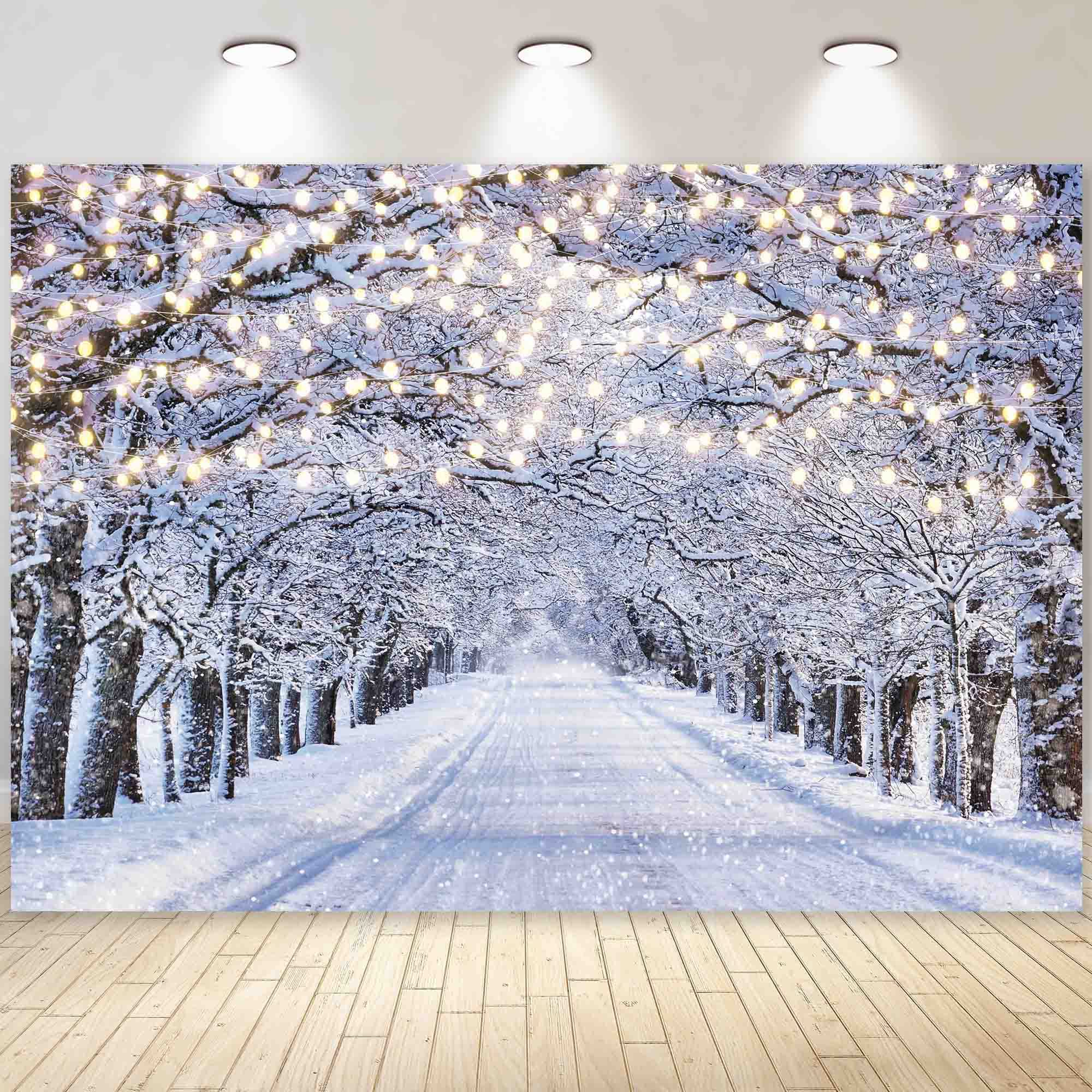 BELECO 7x5ft Fabric Cartoon Arctic Igloo Backdrop - Polar Snowflakes White Winter BELECO 7x5ft Fabric Cartoon Arctic Igloo Backdrop - Polar Snowflakes White Winter