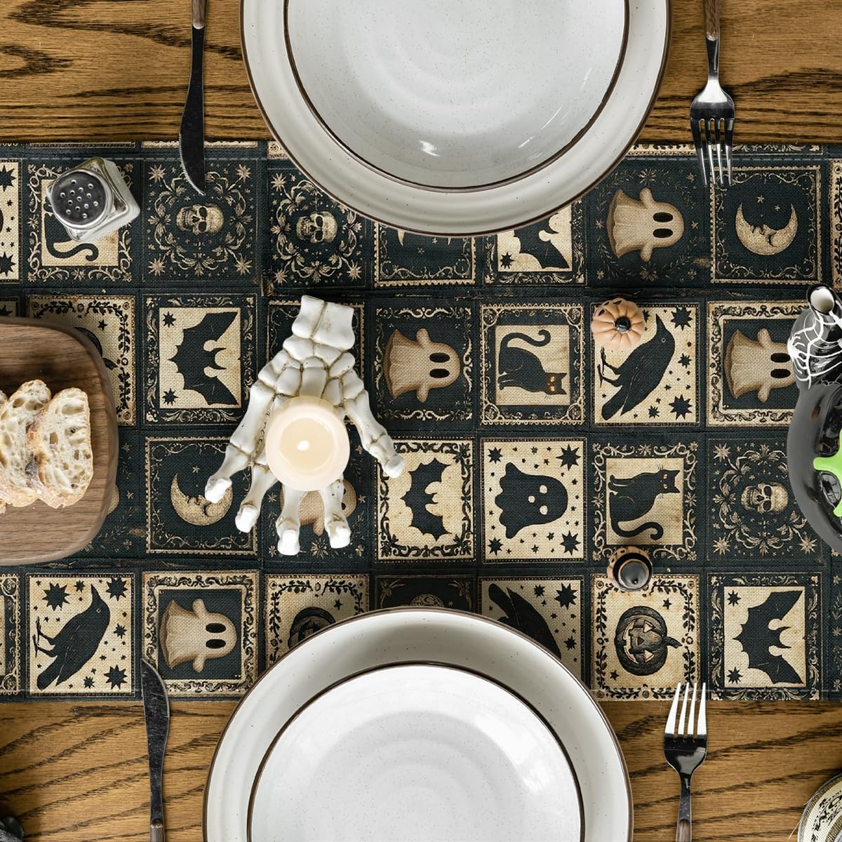 Artoid Mode 210 GSM Halloween Table Runner Home Party Decor 13x72 Inch