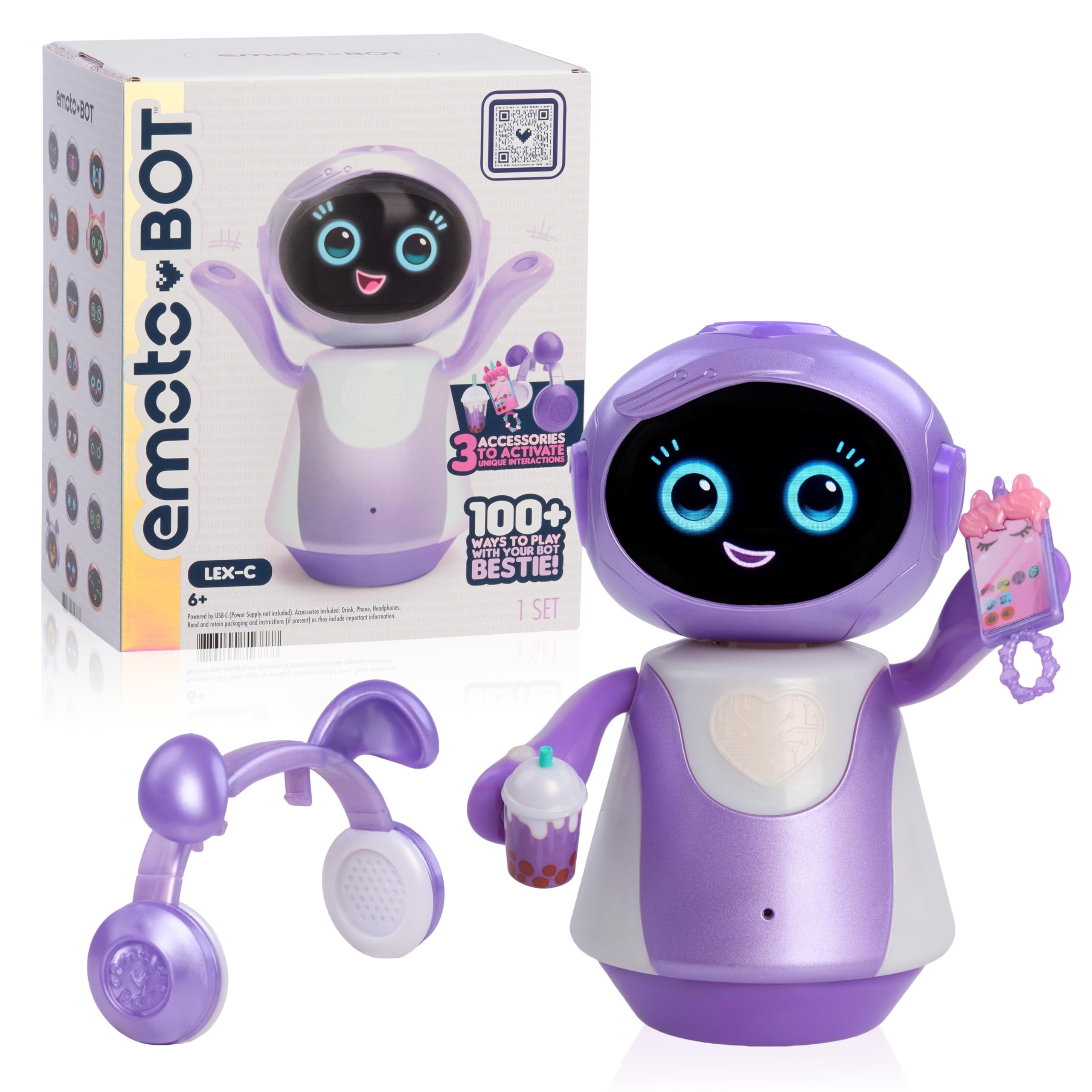 Emotobot LEX-C Interactive Robot Kids’ Toy