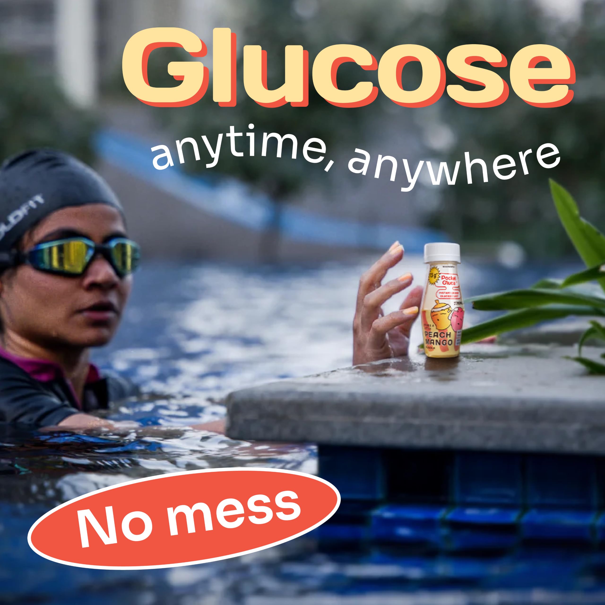 PocketGluca Instant Glucose Shots MULTIFLAVOUR TRIAL PACK | | Helps with low blood sugar | Instant Energy Glucose | Ready to Drink | 70 ml | 15 g glucose each | Natural Flavours | NO ADDED COLOURS | No refrigeration | Peach Mango + Lemon Mint Flavour — Amazon image 5