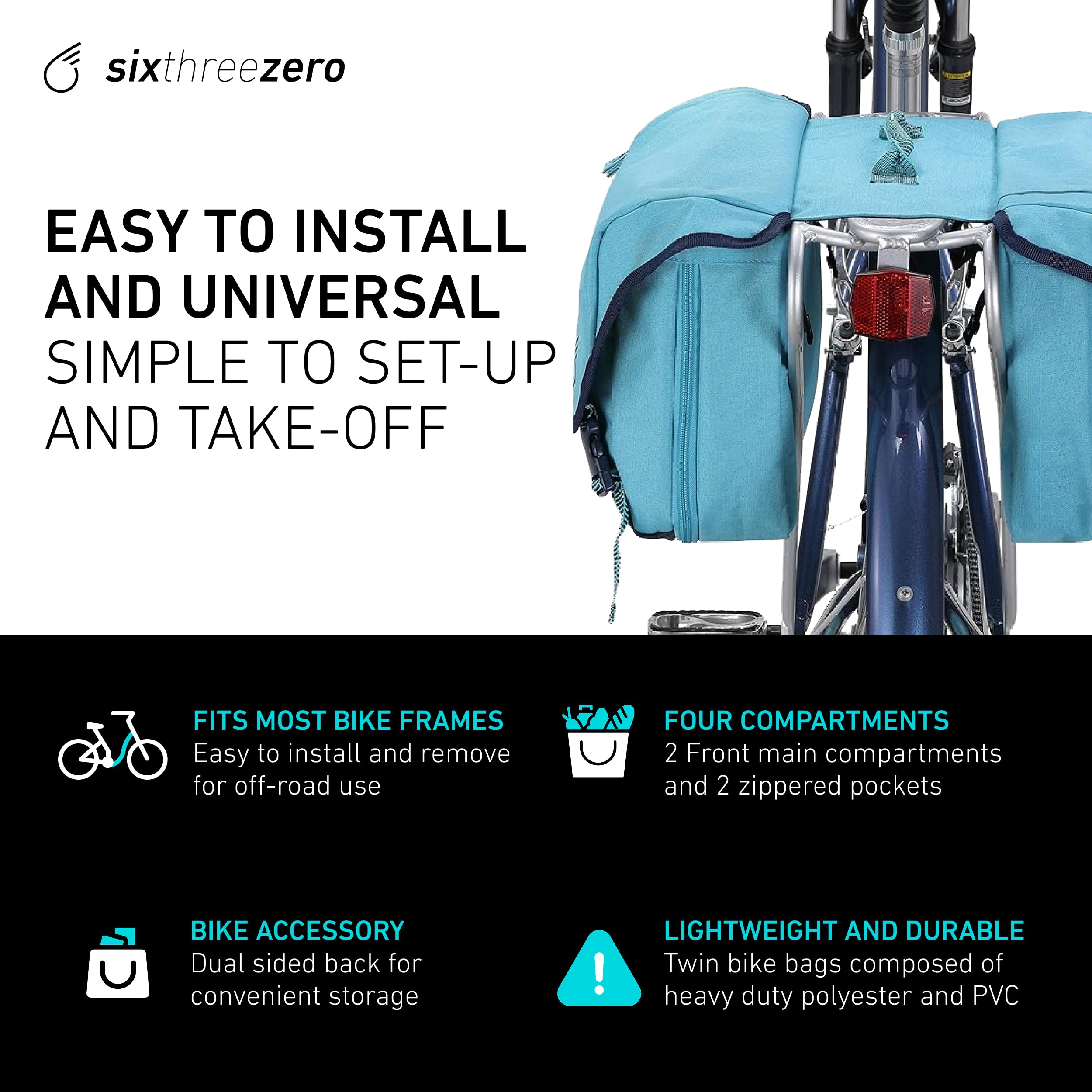 sixthreezero Waterproof Messenger Bag for Bikes India sixthreezero Waterproof Messenger Bag for Bikes India