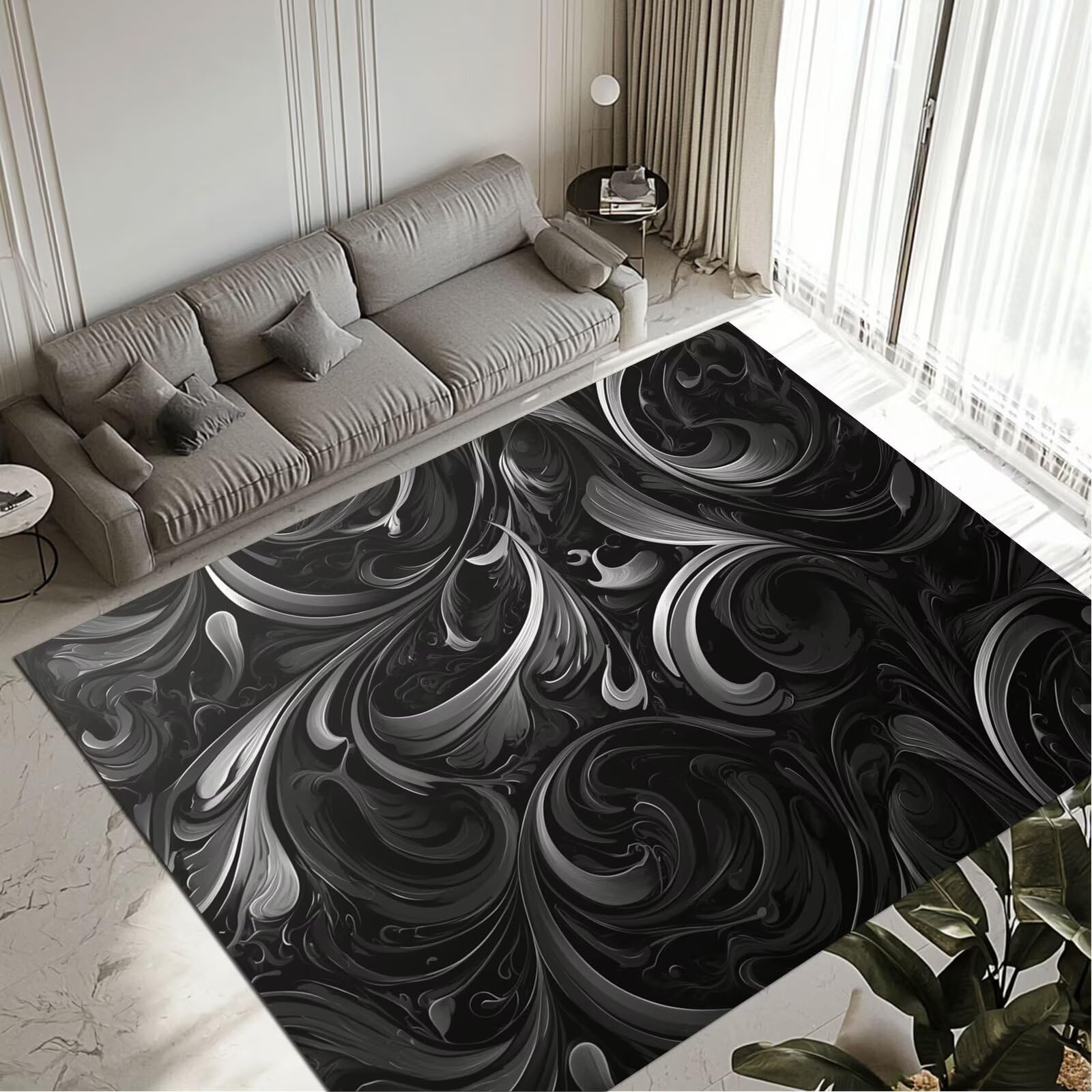 Tapis lavable 50x80cm imperméable et imperméable pour une propreté durable