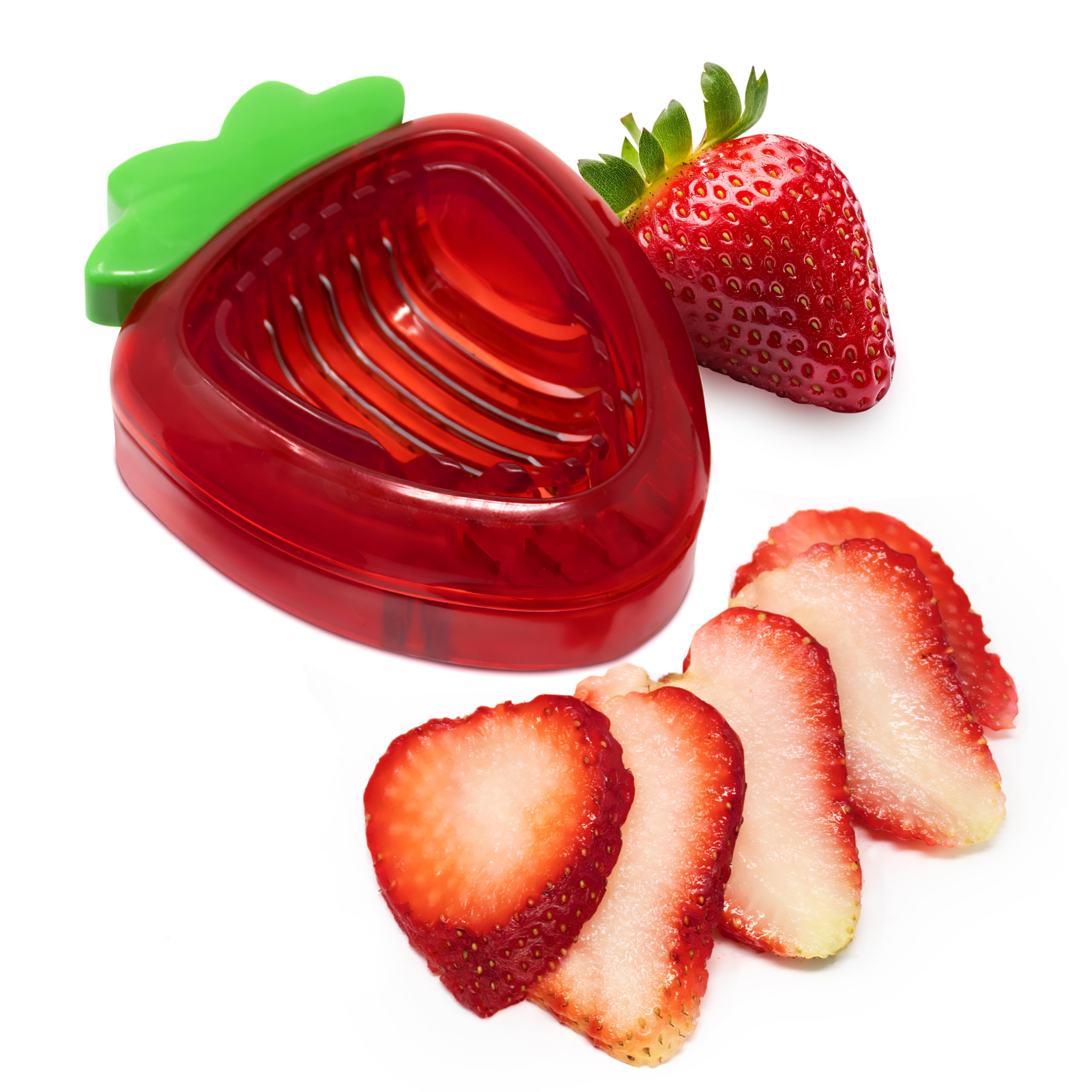 Joie Strawberry Slicer Carded, Red