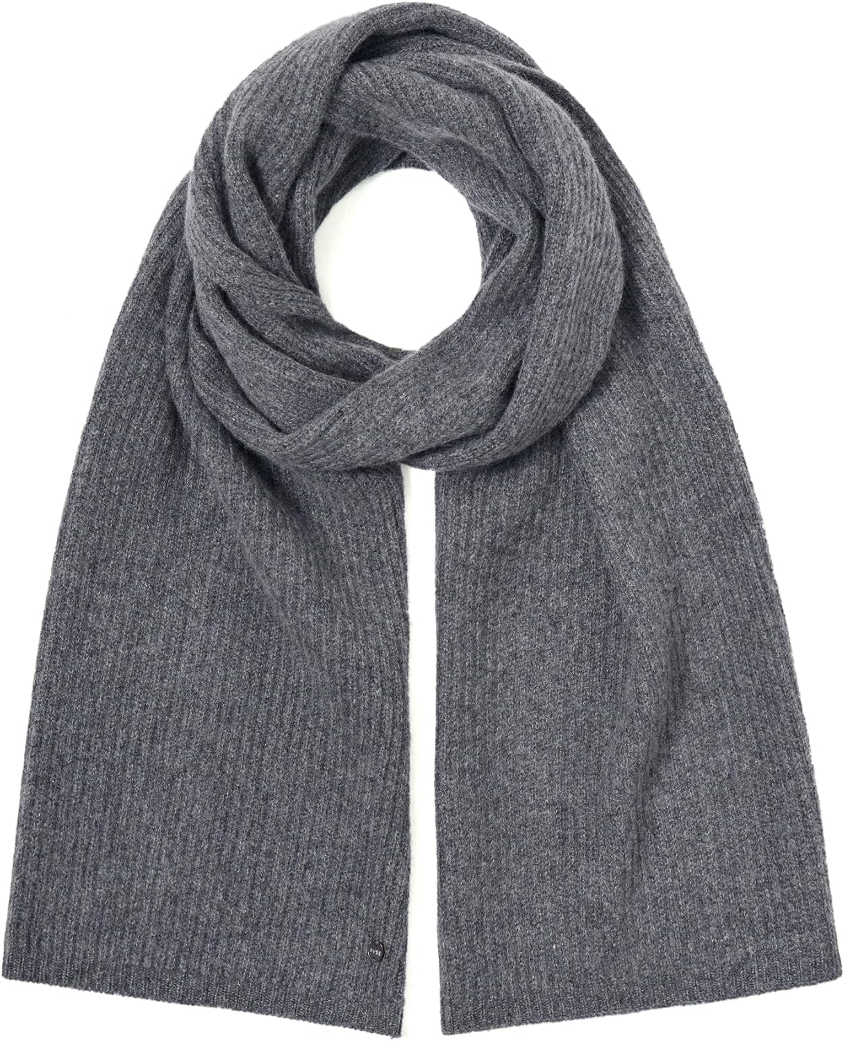 KVSS 100% Pure Cashmere Scarf for Women & Men Lightweight Knit Rib Scarves Ultra Soft | Luxury from Inner Mongolia