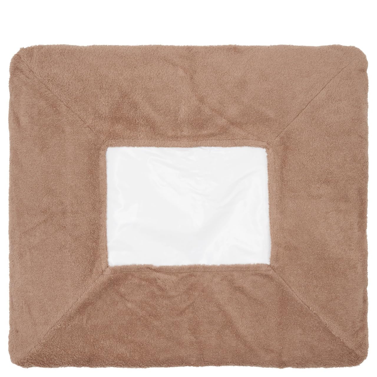 Koeka Changing Mat Cover, Fitted Cover for Changing Mat, Amsterdam, Waffle Fabric Made of Cotton, Breathable, Washable, Caffe - Image 2