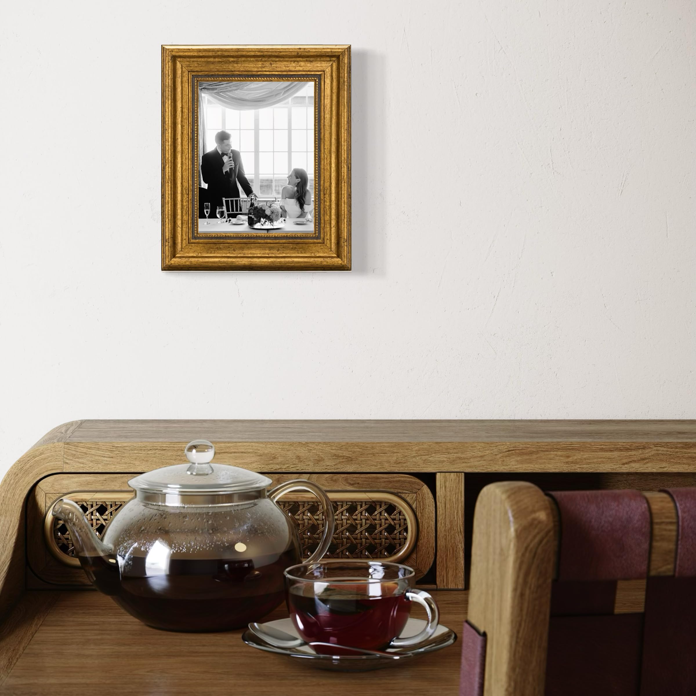 Fotolijst 10 x 15 cm, goud, 3 stuks, barok vintage frame in antieke