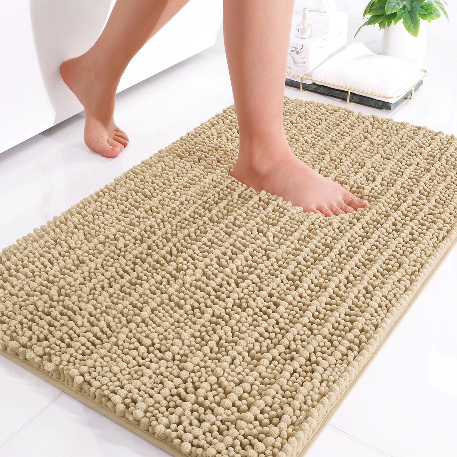 Casaluna CASALUNA 21inch x 34inch Mélange Looped Bath Rug