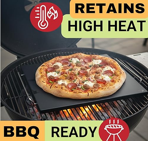 Miniatura 9 de Piedra de cerámica antiadherente para pizza fácil de limpiar, piedras para pizza con asas, cáscara de pizza, cortador de pizza, herramienta de masa