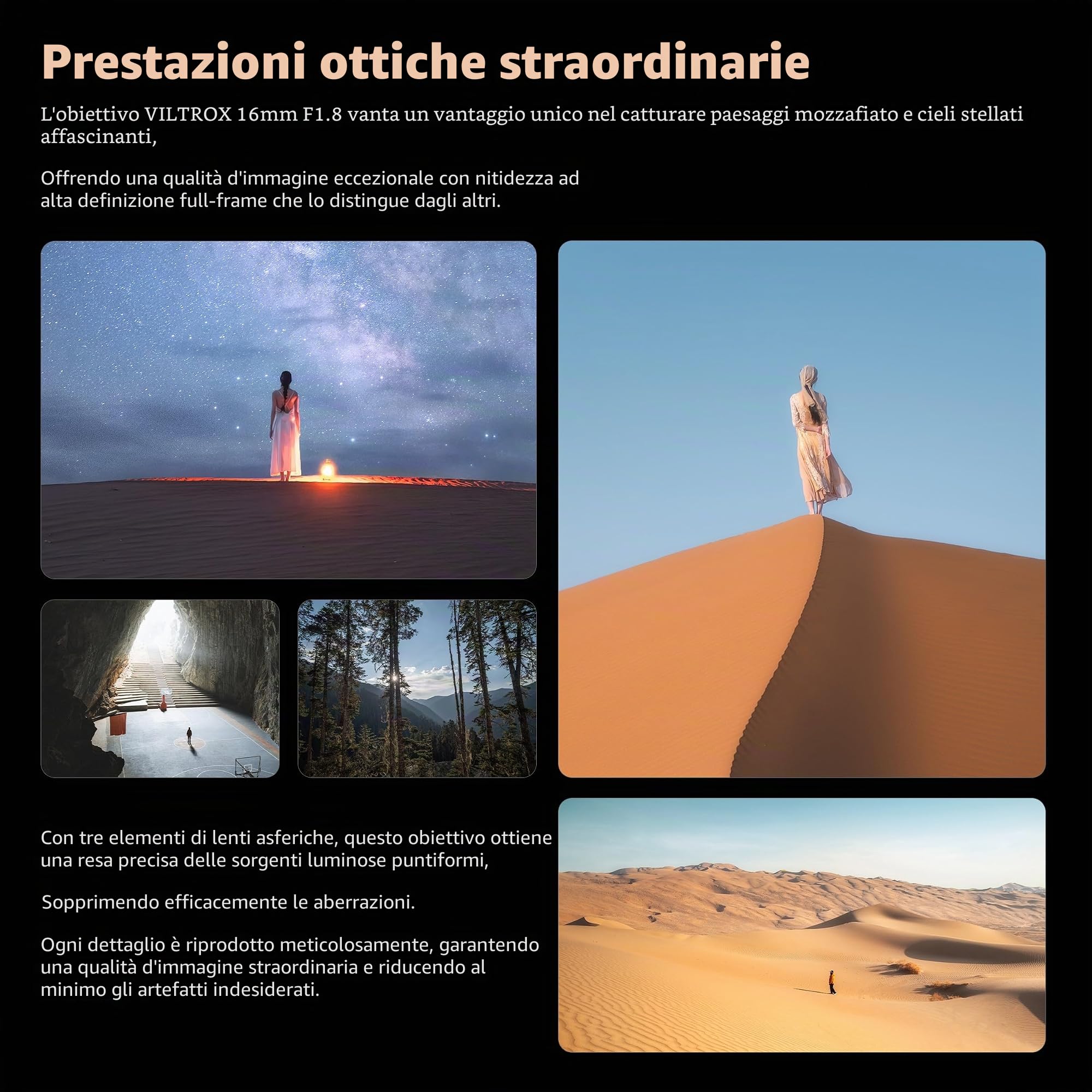 Viltrox AF 16 mm F1.8 Z, grandangolo, autofocus, obiettivo fotocamera digitale full frame DF, con schermo LCD pulsante personalizzabile interruttore AF/MF per fotocamera Nikon Z Mount Zfc Z50