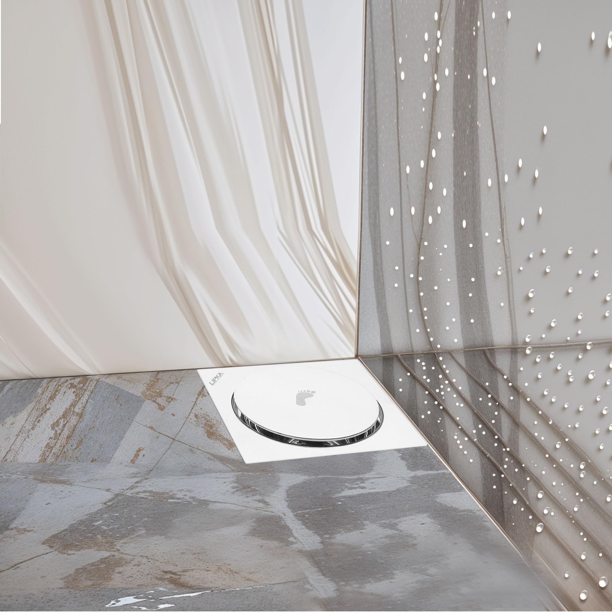 LIPKA Pop-Up Square Flat Cut Floor Drain |Premium Stainless Steel |6 x 6 Inches| Silver (B083ZH2RY6) Amazon Price History, Amazon Price Tracker