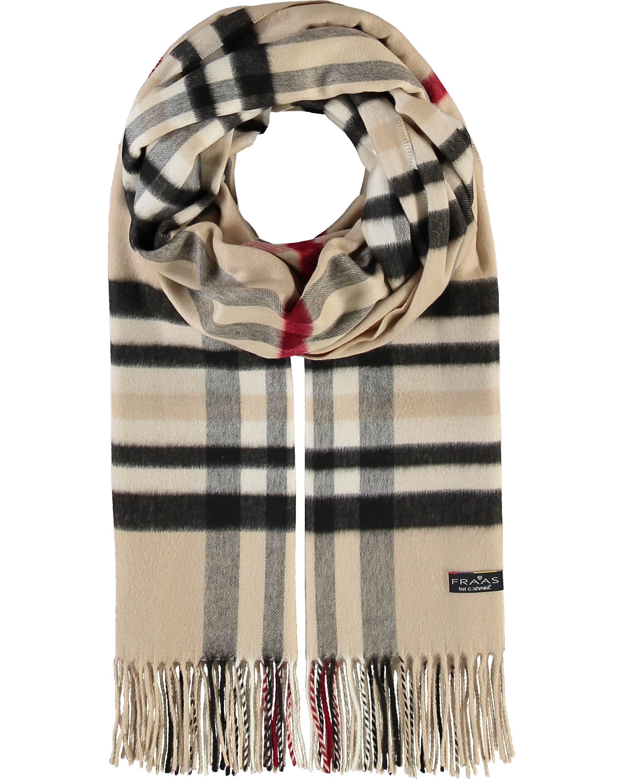 FRAAS Cashmink® Kerstsjaal - 35 x 200 cm - Warme XXL-sjaal