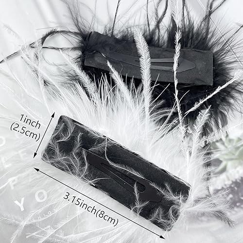 Miniatura 2 de 4 pinzas para el pelo con plumas de avestruz, estilo retro, vintage, elegante, de lujo, para novia, fiesta, festival, boda, accesorios de joyería