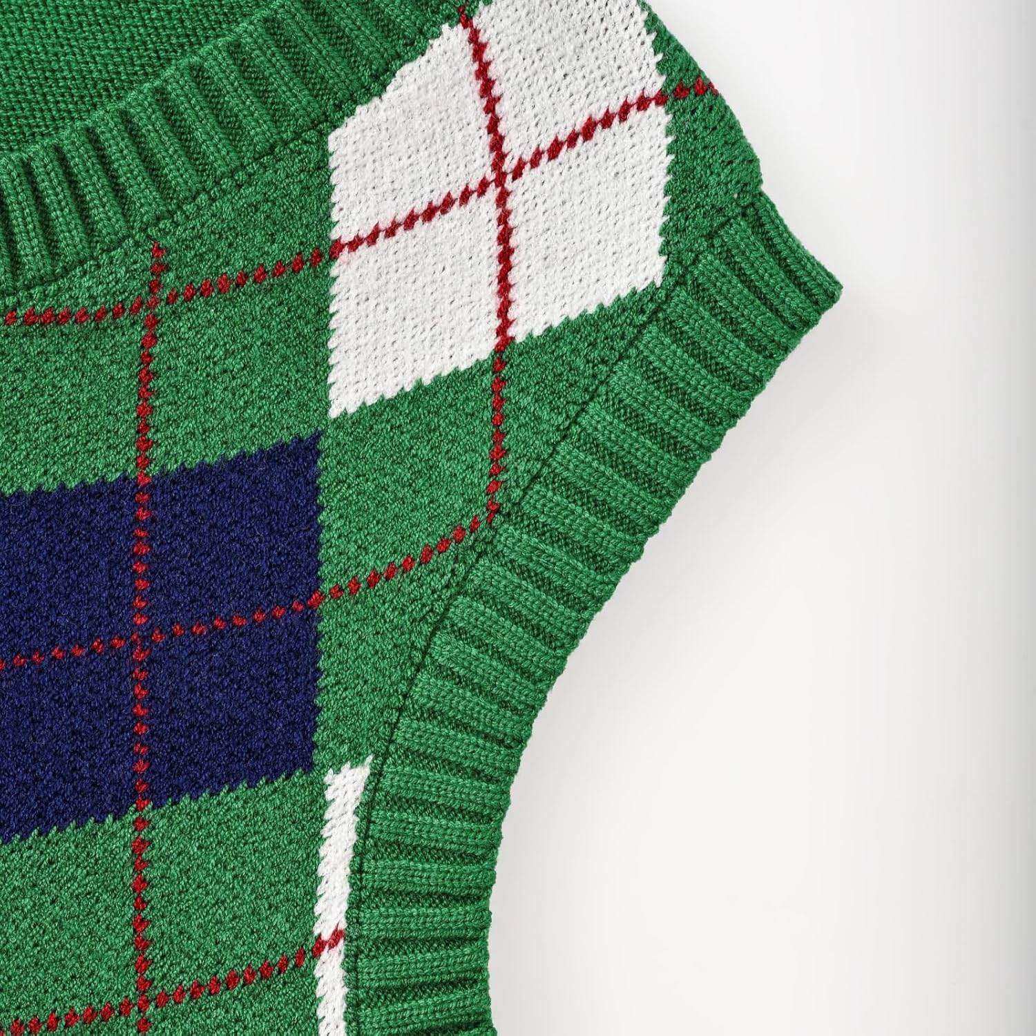 Hyipels Women's Sweater Vest,Y2K Sleeveless Pattern Preppy Style Knitted Crop Tank Top for Girl - Image 6