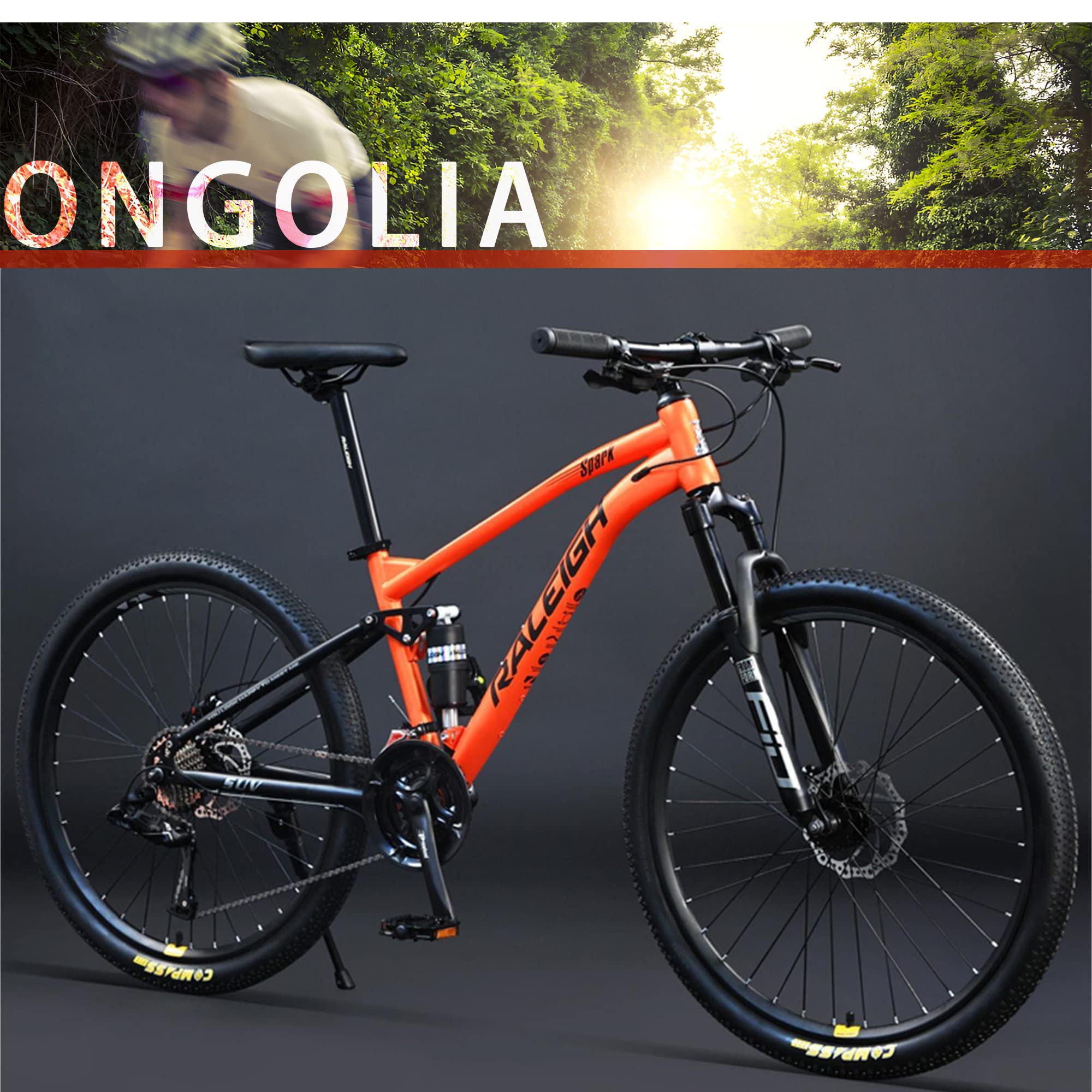 Amazon | 全避震山地自転車、車体内配線、30段変速マウンテンバイク 