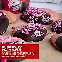 Vista 3 de Dolci Frutta Chocolate Melting Wafers, 12 ounce (Pack of 1) Simply Microwave, Dip & Done! Always Gluten-Free and Nut-Free