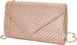 Rhinestone Evening Clutch and Crossbody Wedding Bag for Women