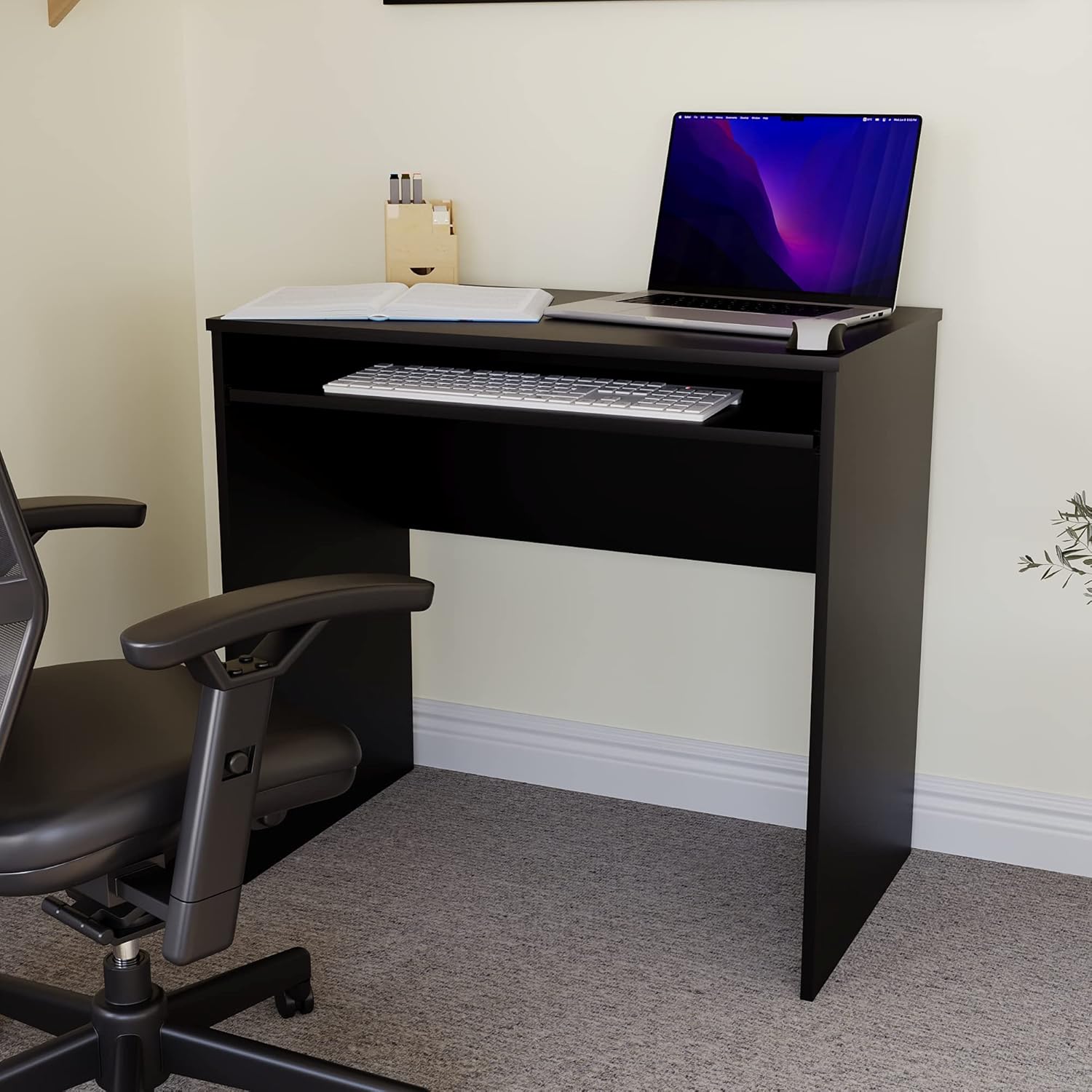 Vida Designs Huby Small Computer Desk, Home Office Compact PC/Laptop