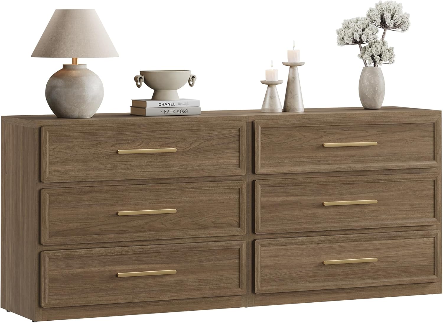 SICOTAS Night Stand Set 2 Oversized Extra Large Nightstands Set of 2 Tall Bedside Side Table with 3 Drawers Storage Modern End Tables Wide Night Stands for Bedroom Sofa Couch Home Office The Forest St