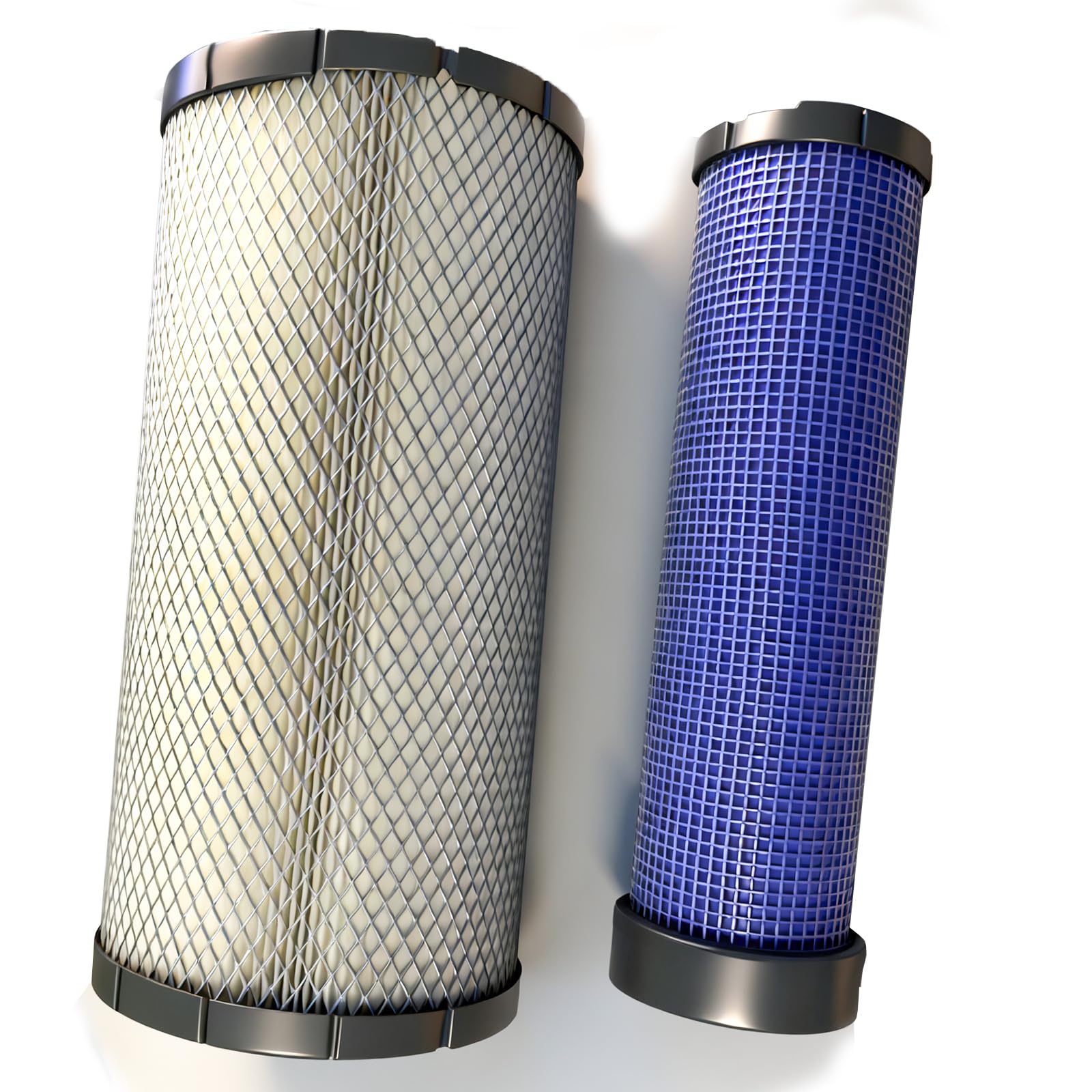 Air Filters Set P828889 & P829333 222421A1-222422A1 AT171853-AT171854 110-6326 - 110-6331 Compatible with Donaldson Case John Deere Cat Backhoe