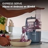 Kenwood MultiPro Compact Multifunction Robot with Express Serve, Stainless Steel Blade, Slicing and Grating Discs, Pulse Function, Storm Blue (FDP23.130GY) - 2