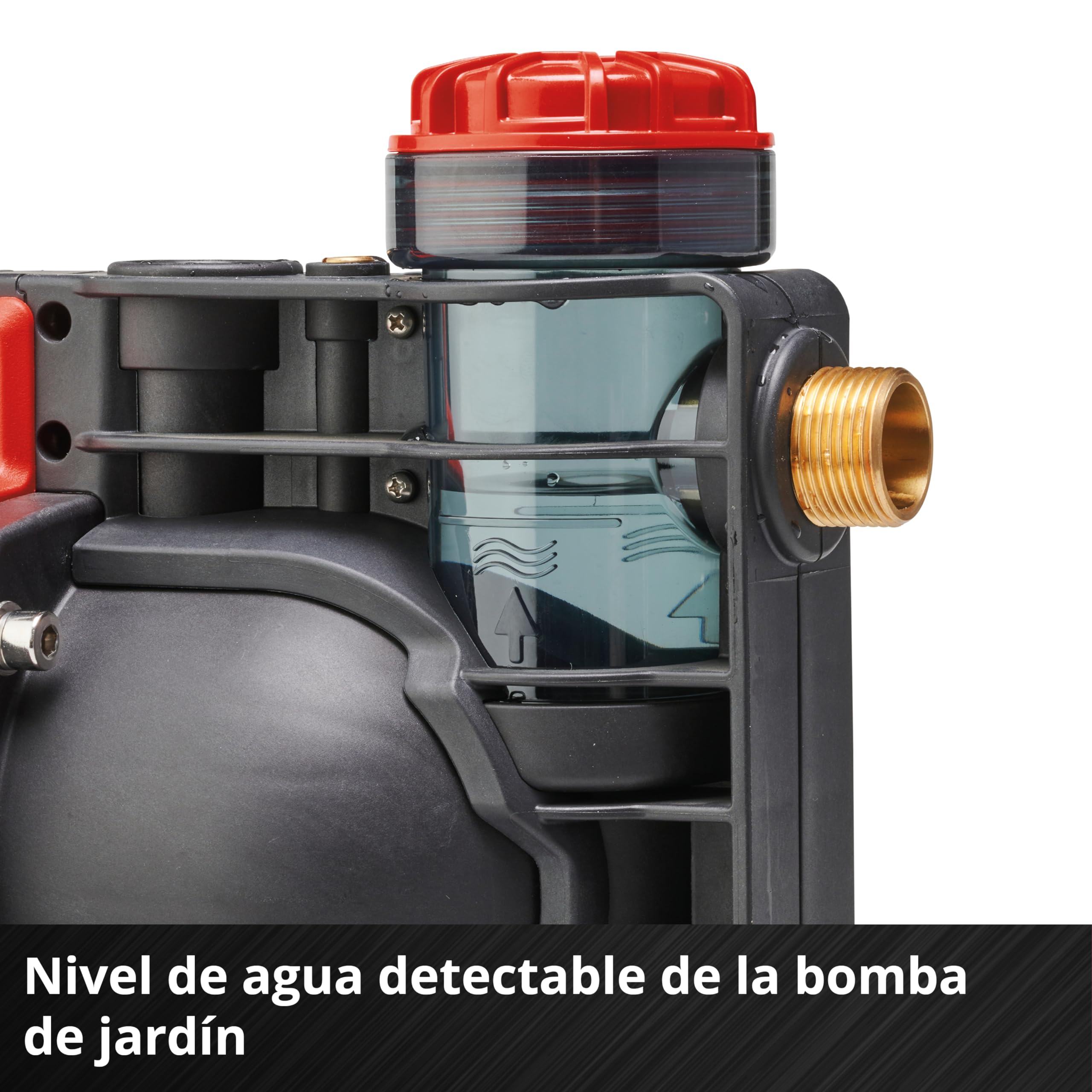 Einhell Bomba de jardín con batería AQUINNA 36/34 Power X-Change (36 V, caudal máx. 3400 l/h, máx. 37 m de altura de impulsión, protección contra heladas y sobrecargas, sin batería)